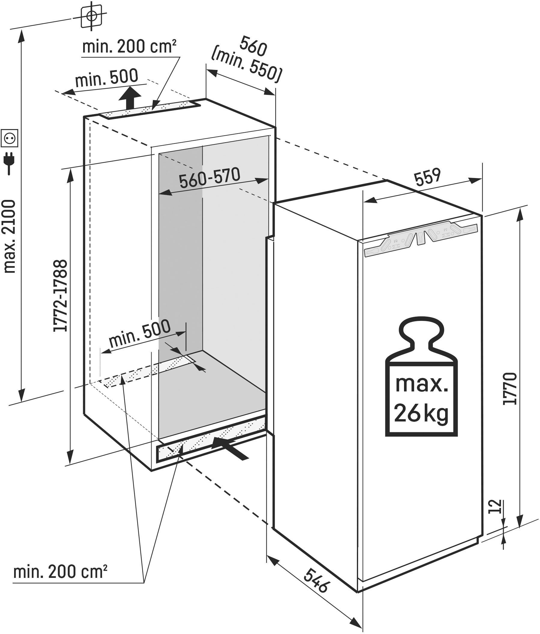 Liebherr Einbaukühlschrank »IRe 5101_994887051«