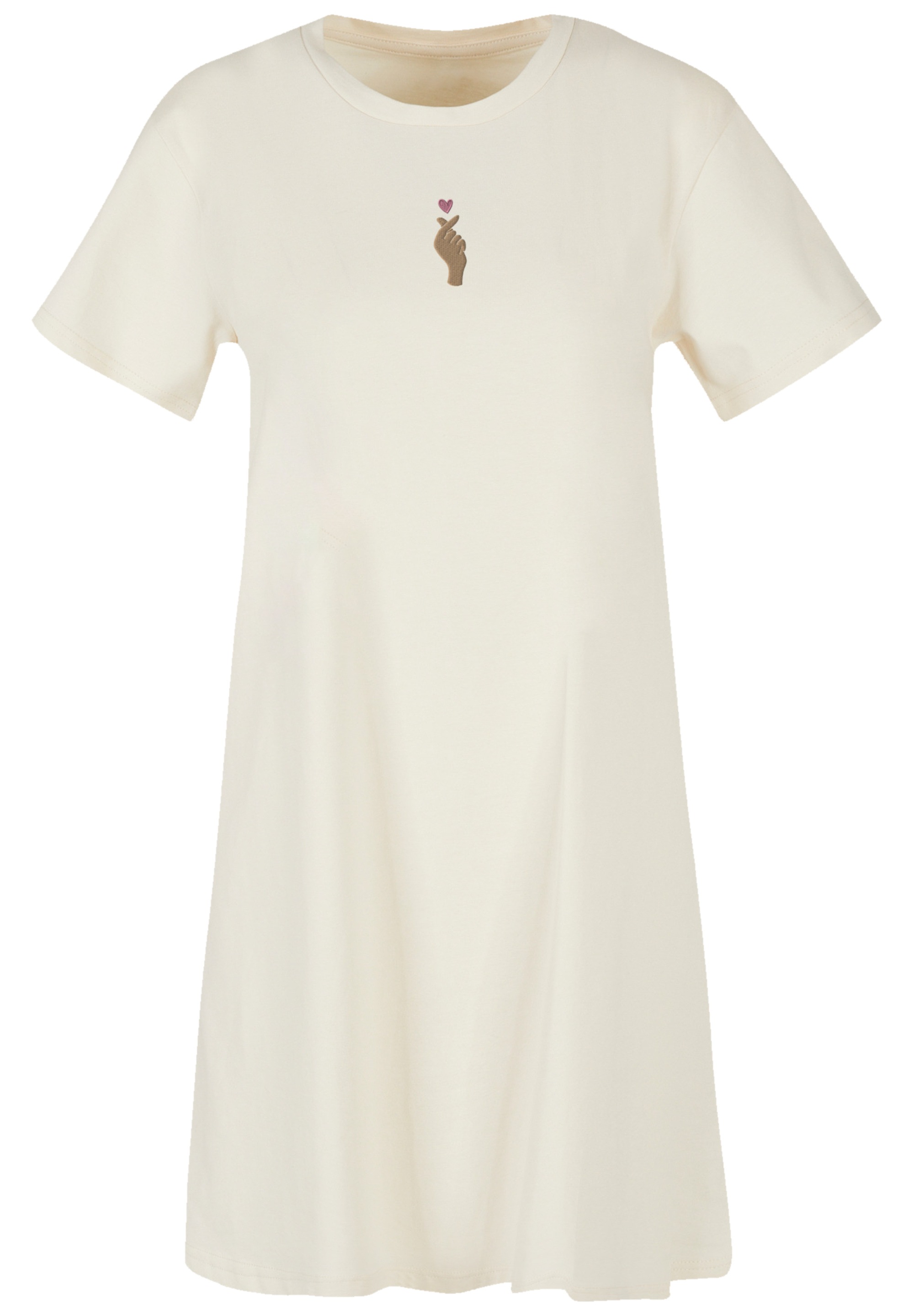 F4NT4STIC Shirtkleid "Finger Heart Bestickt", Premium Qualität günstig online kaufen