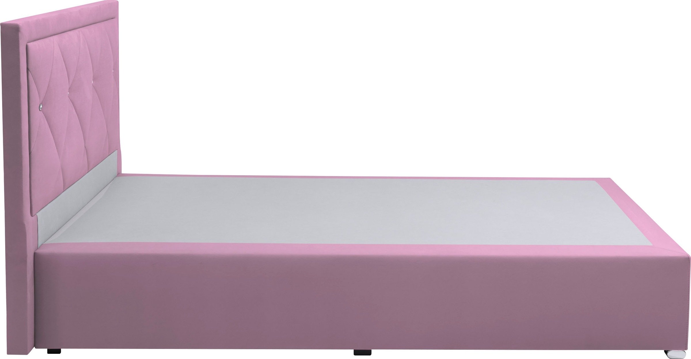 Home affaire "Alfie, Bestseller, wahlweise mit Bettkasten" mit Straßsteinen günstig online kaufen