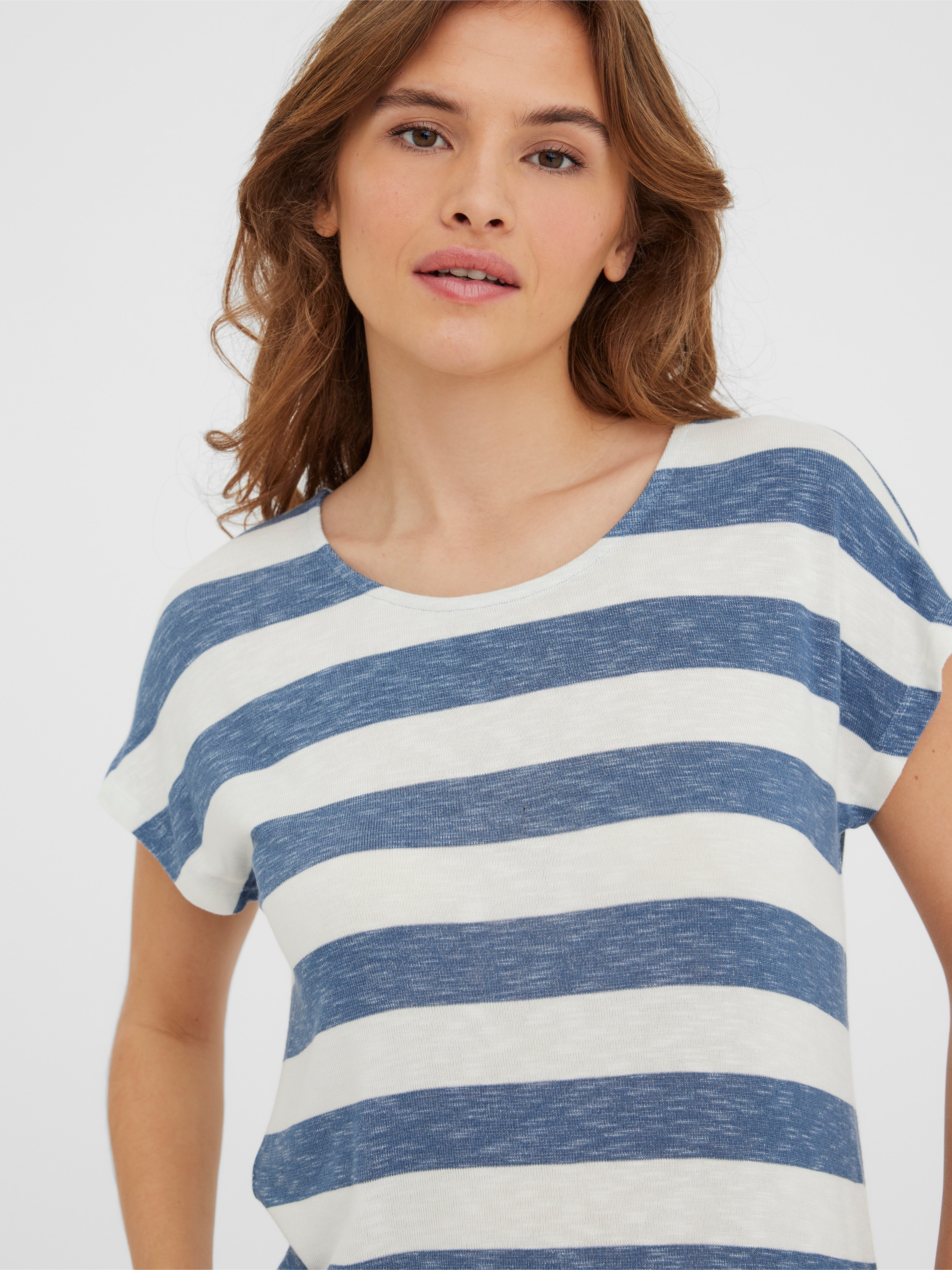 Vero Moda Kurzarmshirt »VMWIDE STRIPE SL TOP GA JRS NOOS«