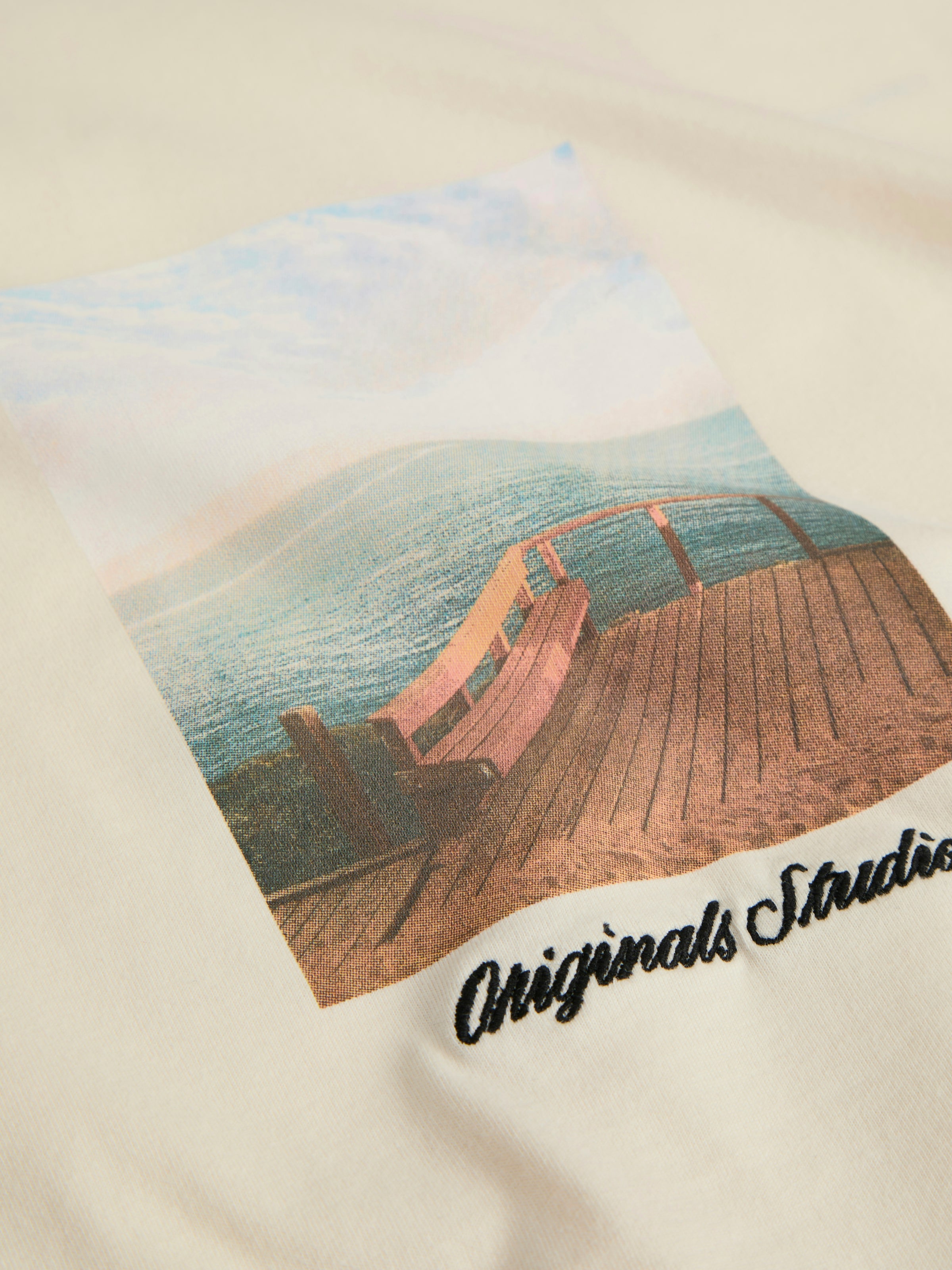 Jack & Jones T-Shirt »JORNORREBRO PHOTO TEE SS CREW NECK« Baumwolle, relaxed fit