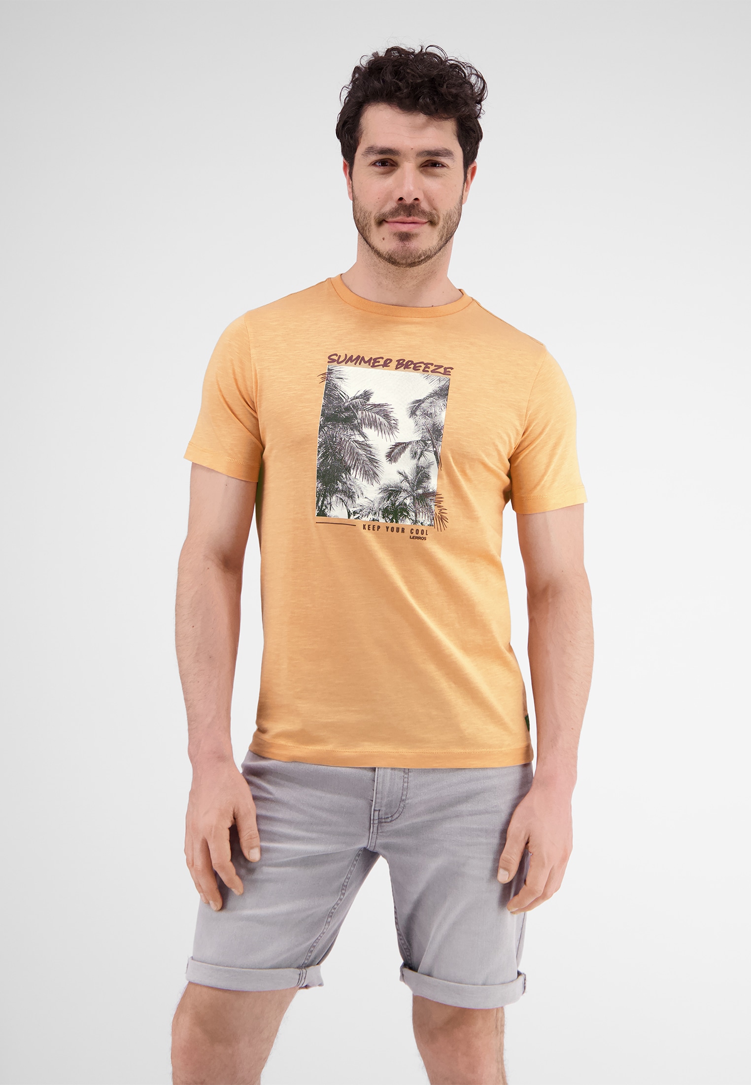 LERROS T-Shirt "LERROS T-Shirt mit Fotoprint"