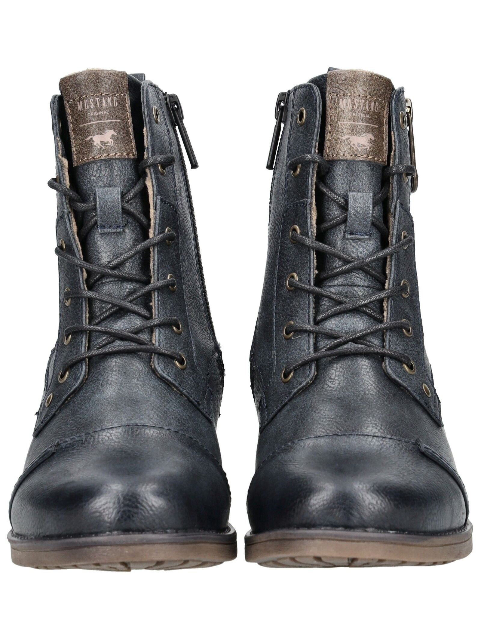 Mustang Shoes Schnürstiefelette »Mustang Shoes Stiefelette Lederimitat«