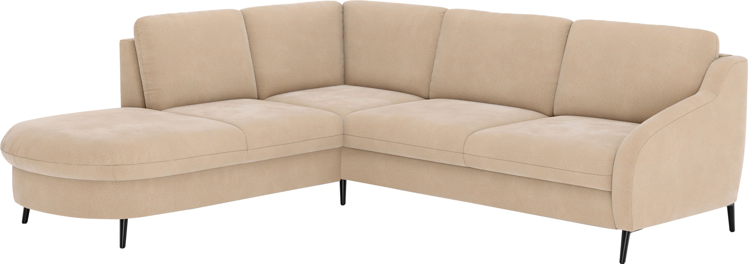 SIT & MORE Soul L-Form Corner Sofa Brown 5