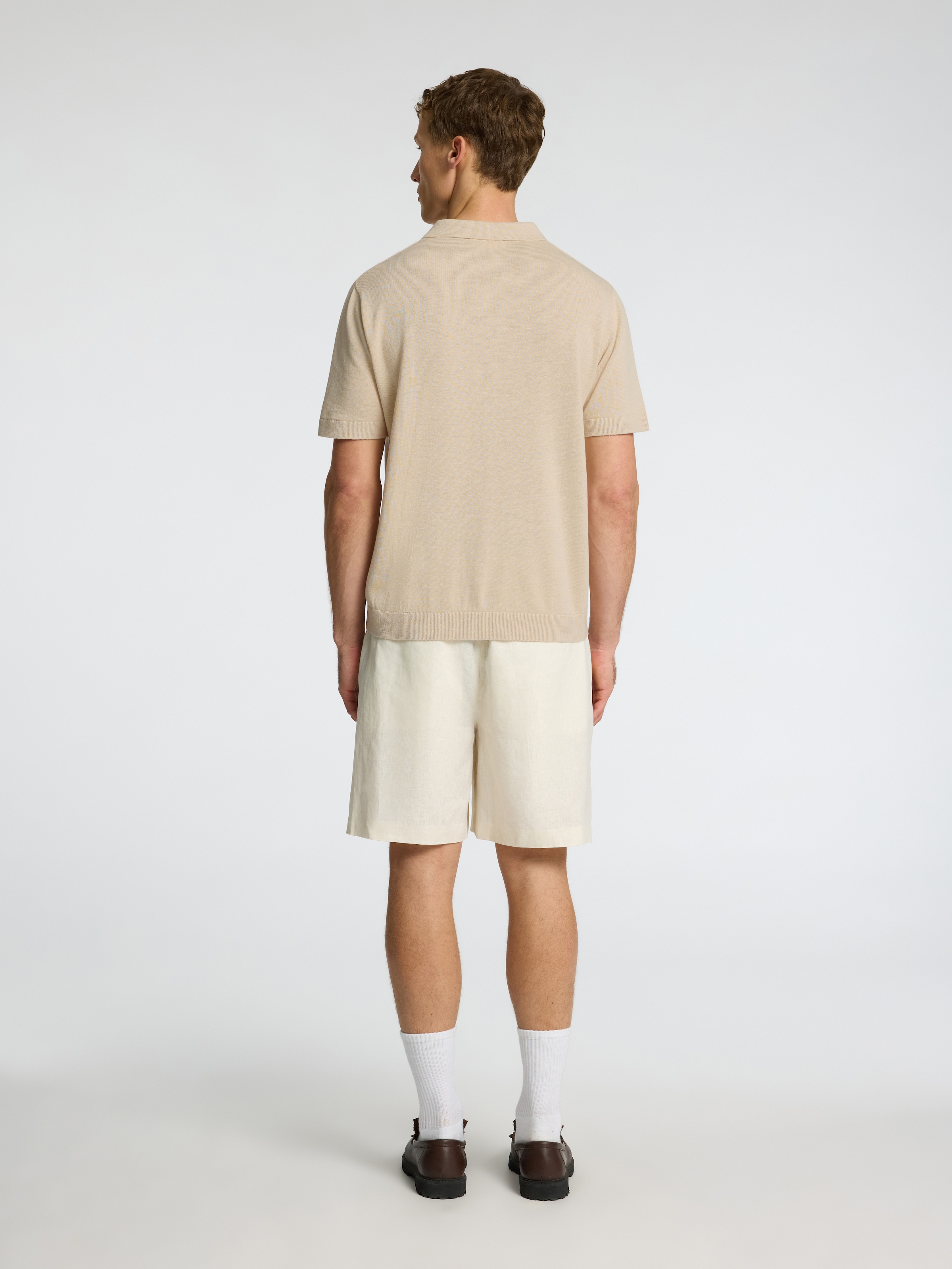 SELECTED HOMME Poloshirt »SLHMATTIS SS KNIT SUN OPEN POLO NOOS«