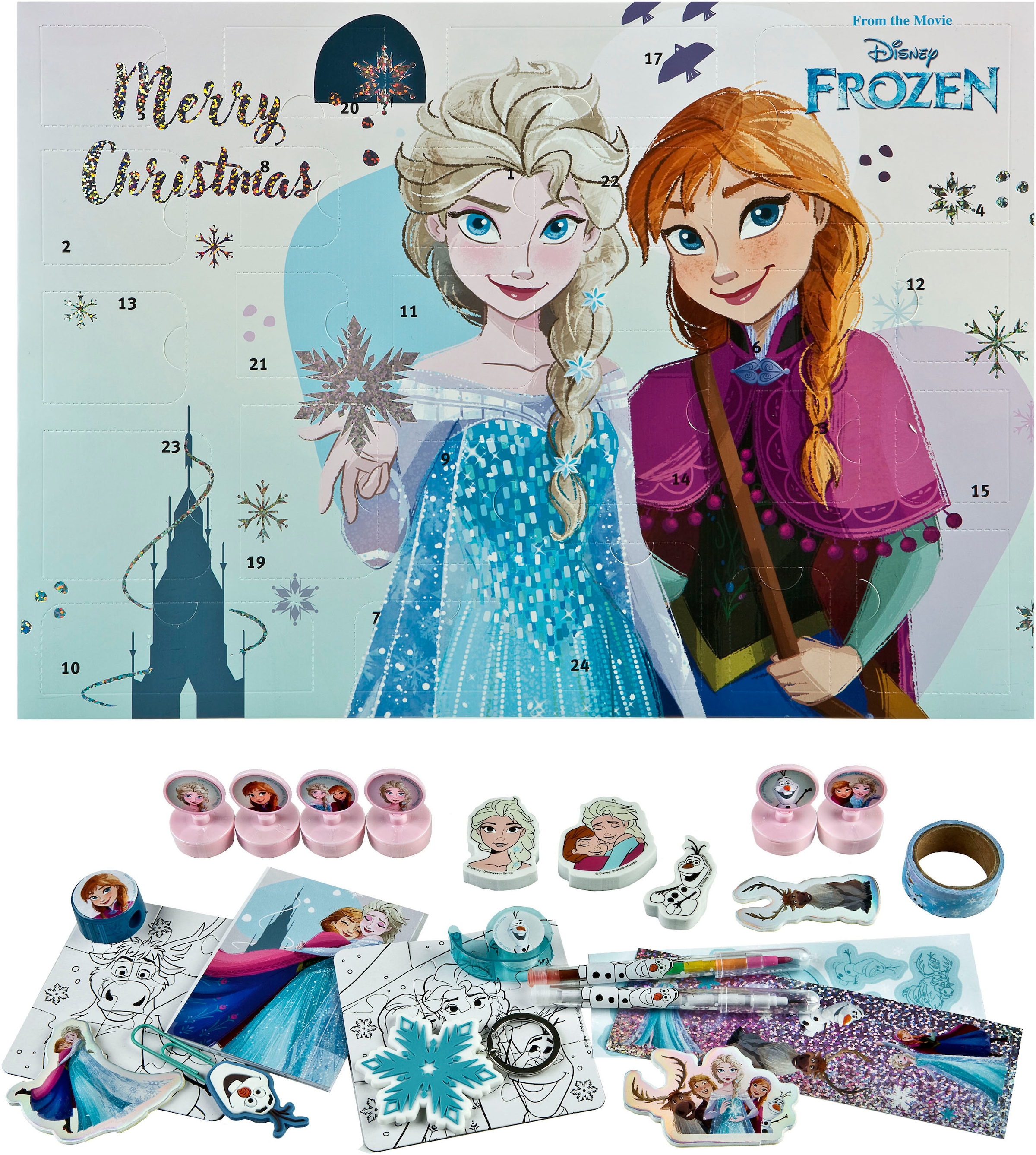 UNDERCOVER Spielzeug-Adventskalender »Frozen«, ab 3 Jahren