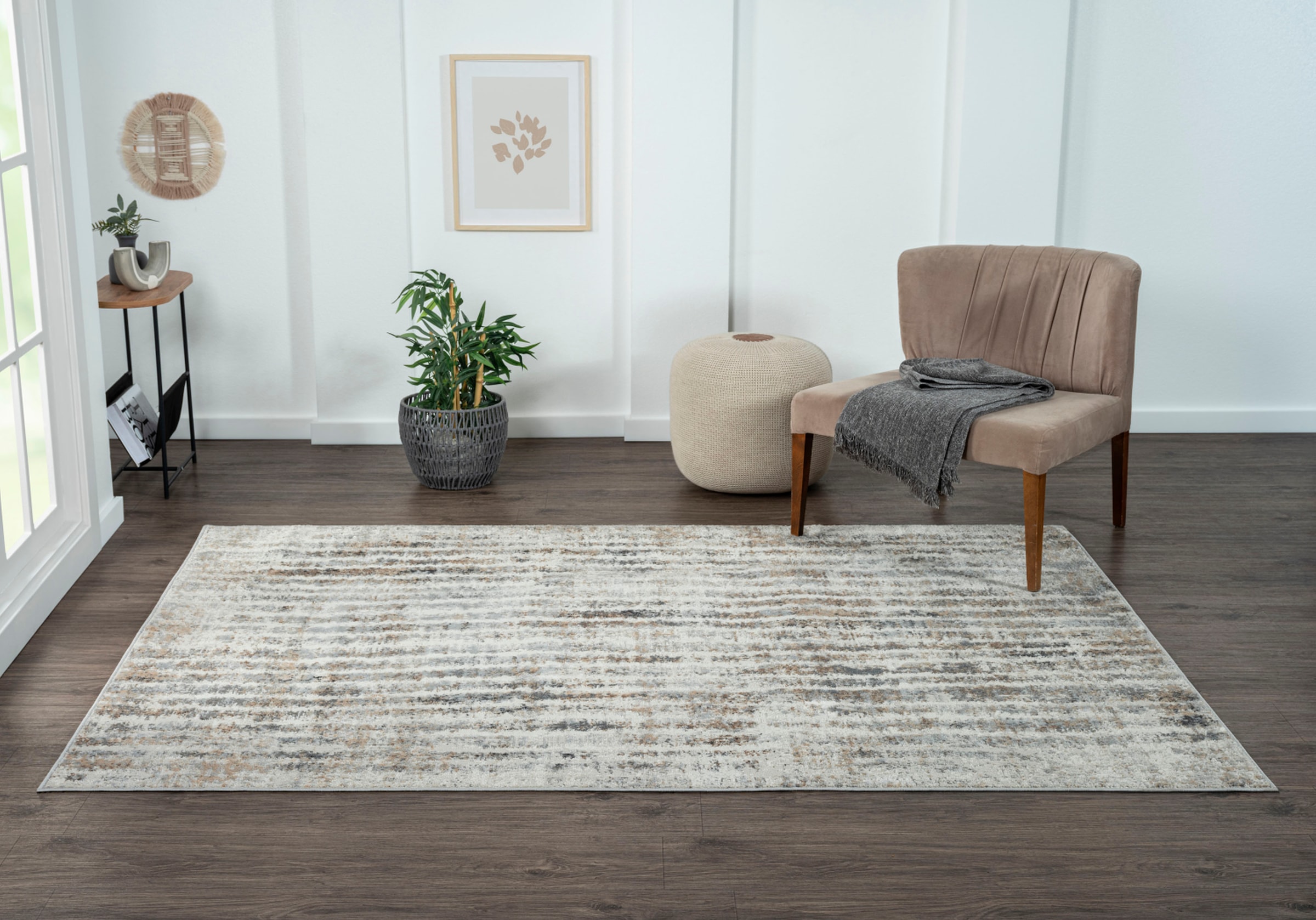Myflair Möbel & Accessoires Teppich »My Soul«, rechteckig, 8 mm Höhe, Kurzflor, Scandi-Design, besonders weich durch Microfaser
