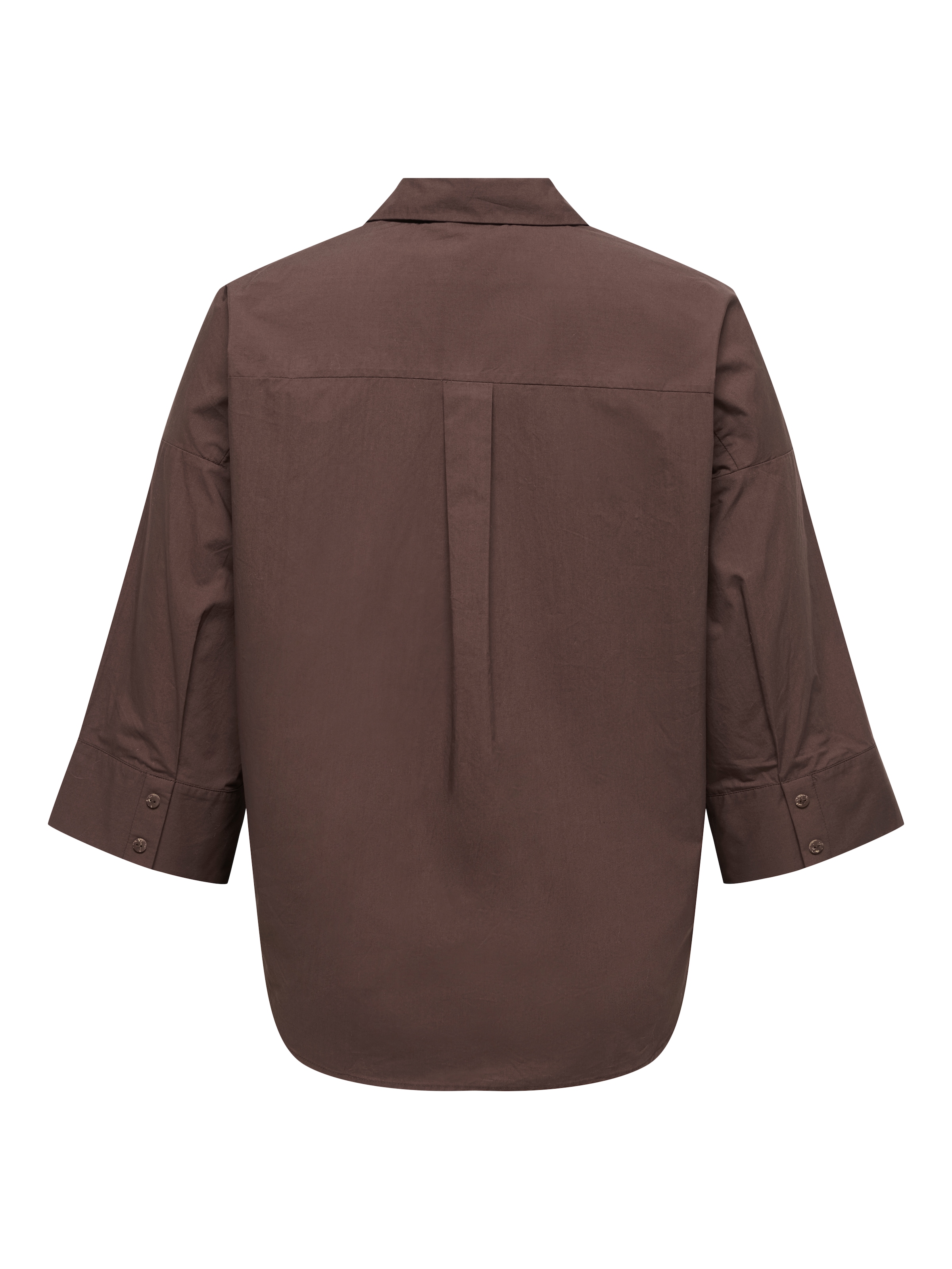 ONLY CARMAKOMA Hemdbluse »CARSAJA KERI 3/4 SHIRT WVN NOOS« Baumwolle, regular fit