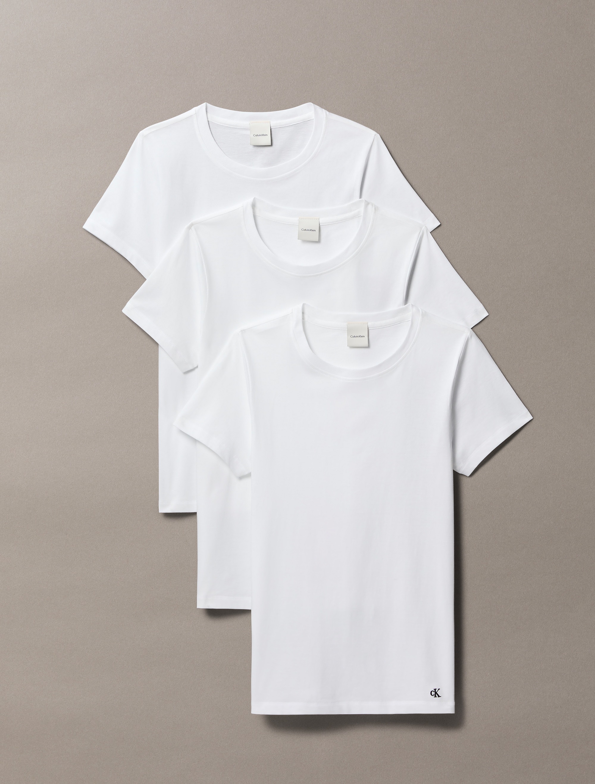 Calvin Klein Underwear T-Shirt "COTTON TEE 3PK", (Packung, 3er-Pack), Mit R günstig online kaufen