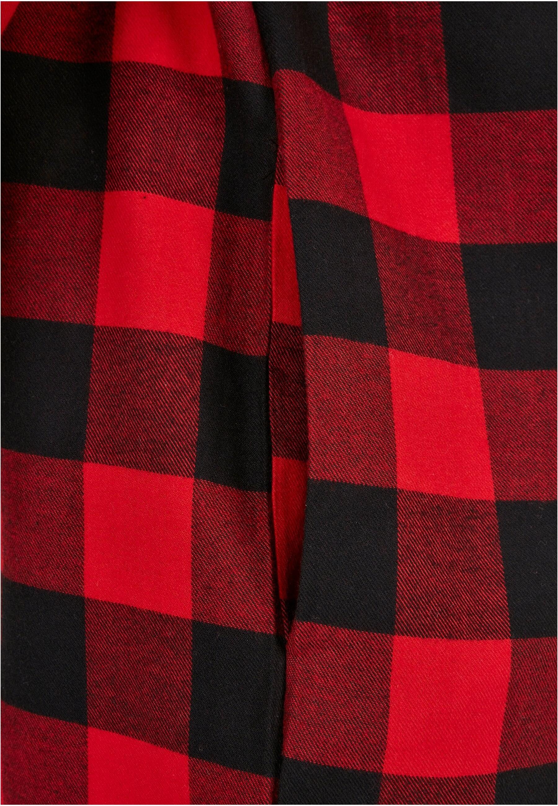 URBAN CLASSICS Shirtkleid »Urban Classics Damen Ladies Oversized Check Flannel Shirt Dress«, (1 tlg.)