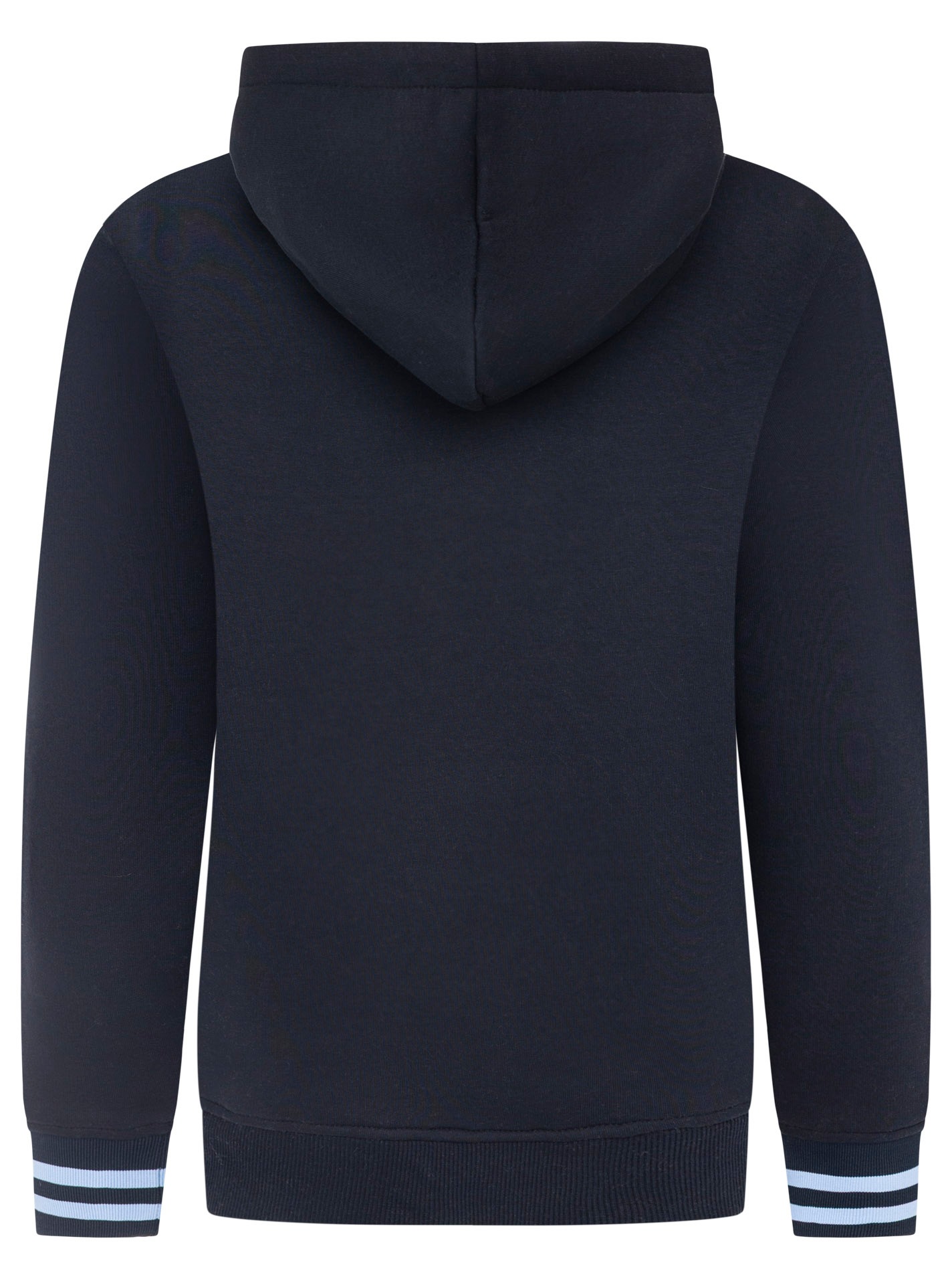 Zwillingsherz Hoodie »"MOIN"«, Motiv mit Anker, gestreifte Ärmelbündchen, Kapuze, Kängurutasche
