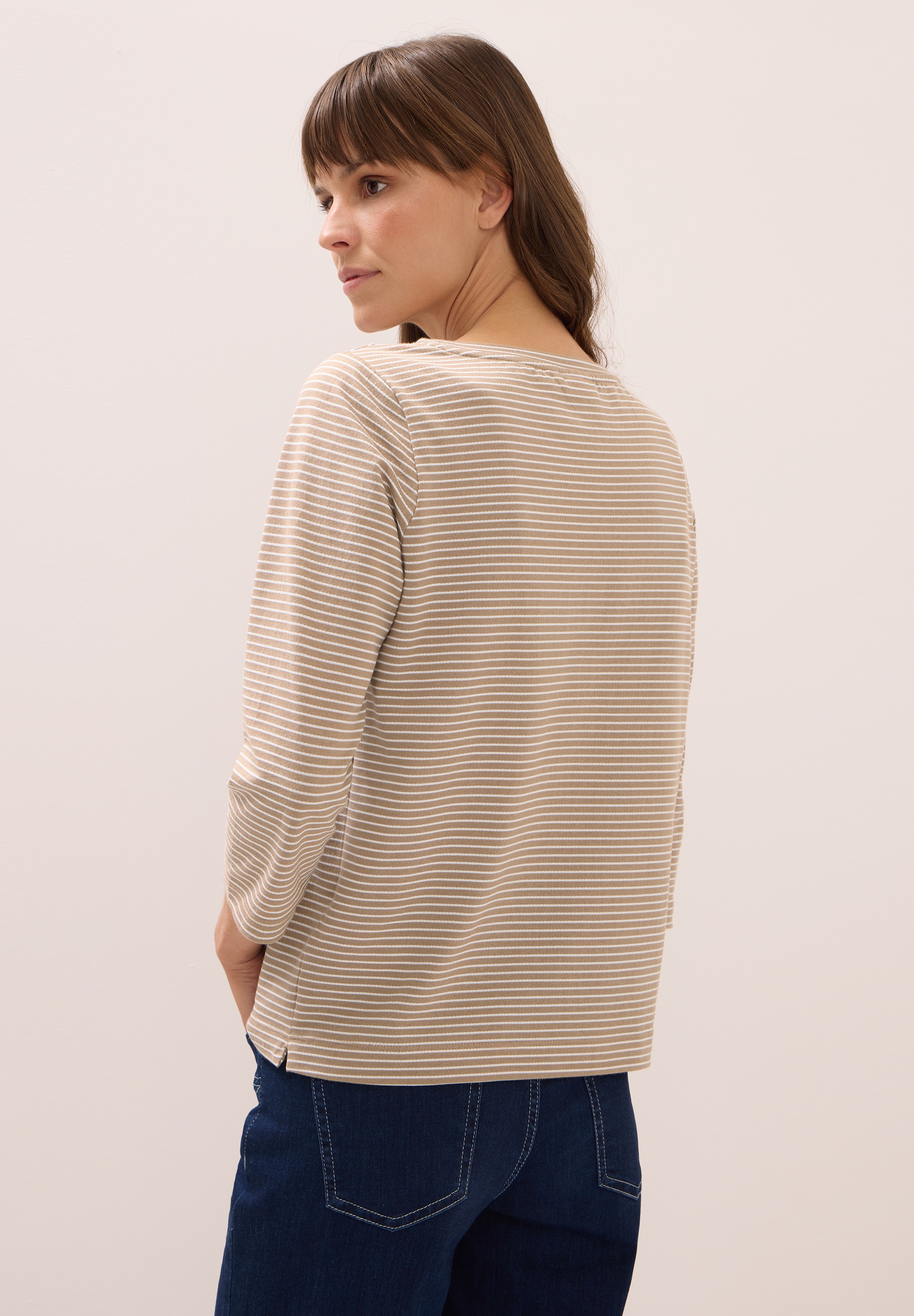 Cecil Langarmshirt, Feel Good Fit