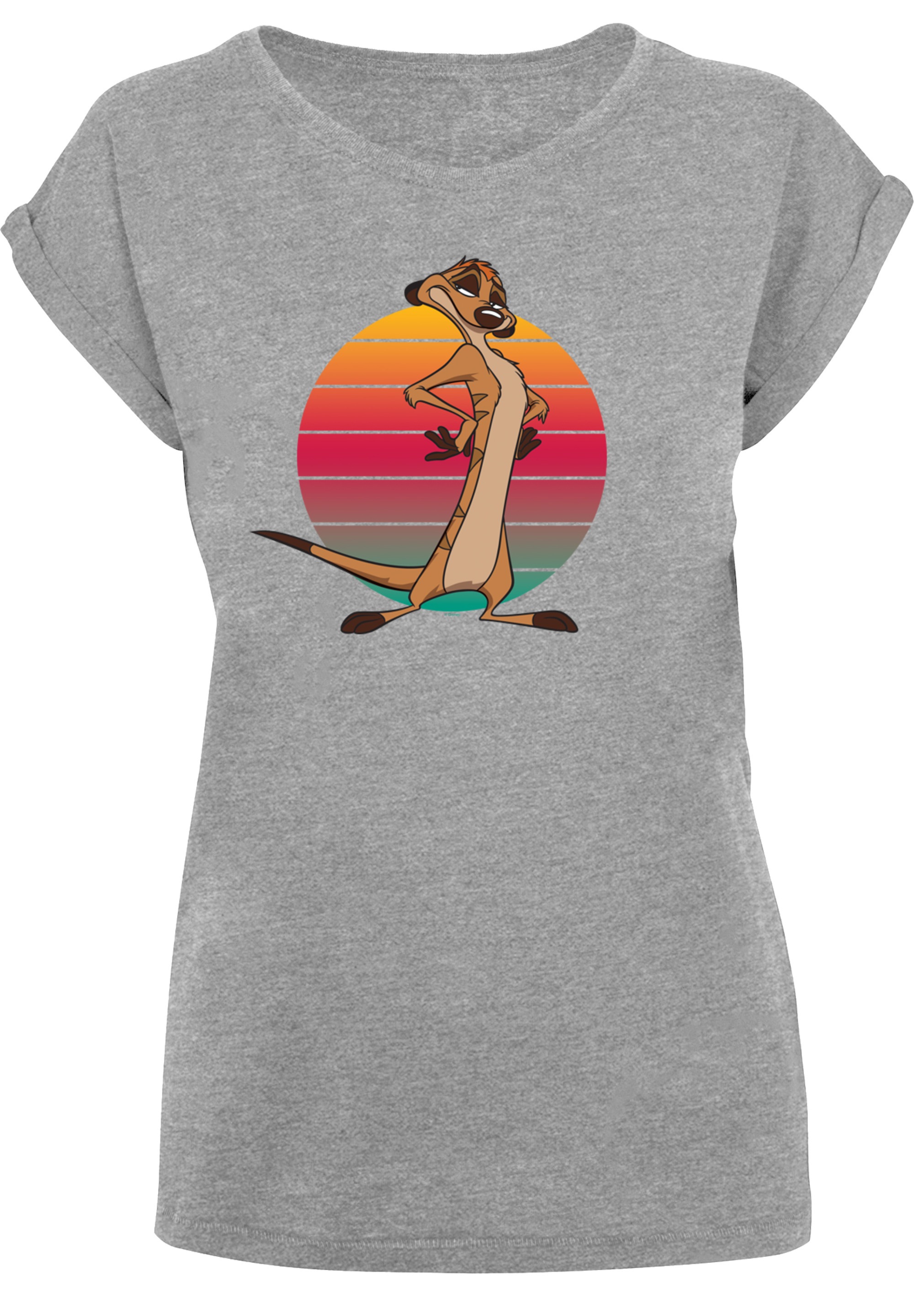 F4NT4STIC T-Shirt »Disney König der Löwen Timon Sunset«, Print
