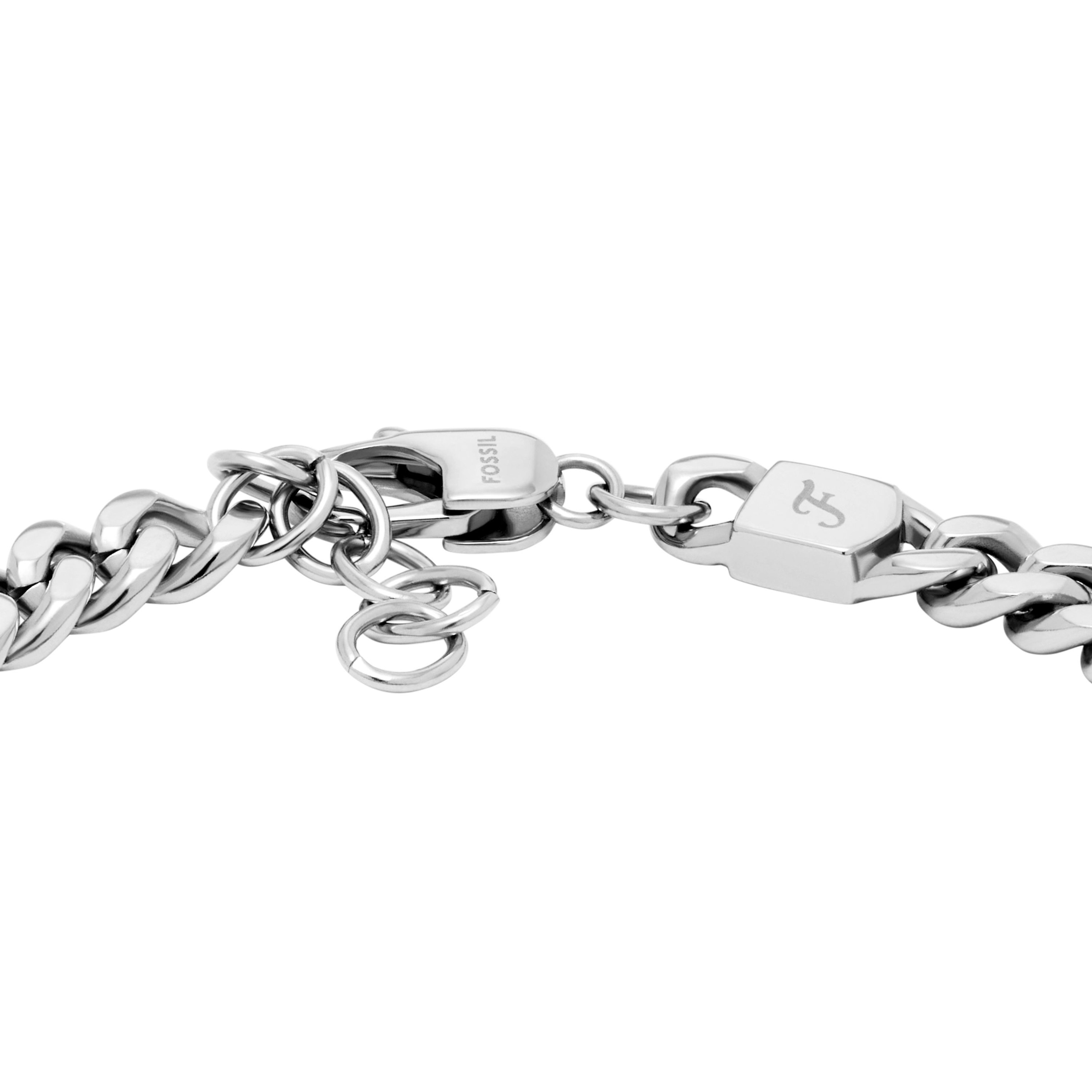 Armband FOSSIL "Schmuck Geschenk Edelstahl DREW Bicolor", gold (edelstahlfarben, gelbgoldfarben), Armbänder, Damen, 21cm, Edelstahl, Armband 4