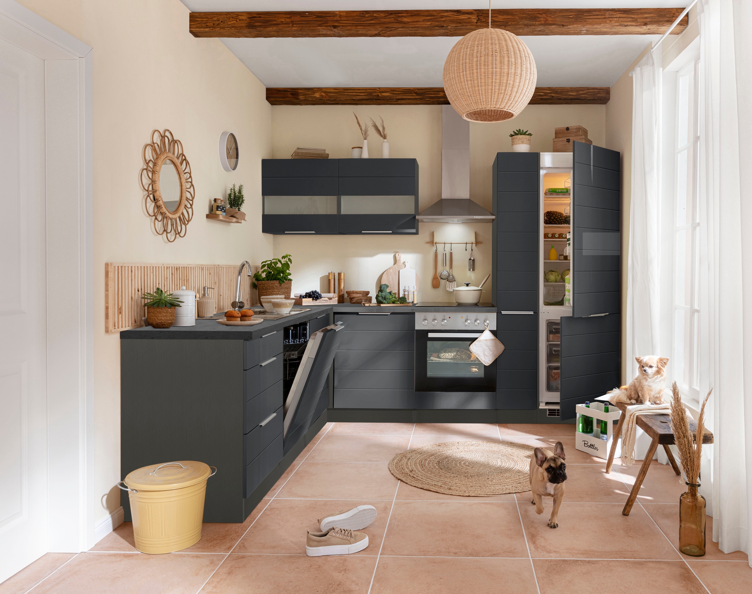 KOCHSTATION Winkelküche "KS-Luhe" Stellbreite 240x270 cm, wahlweise mit ode günstig online kaufen