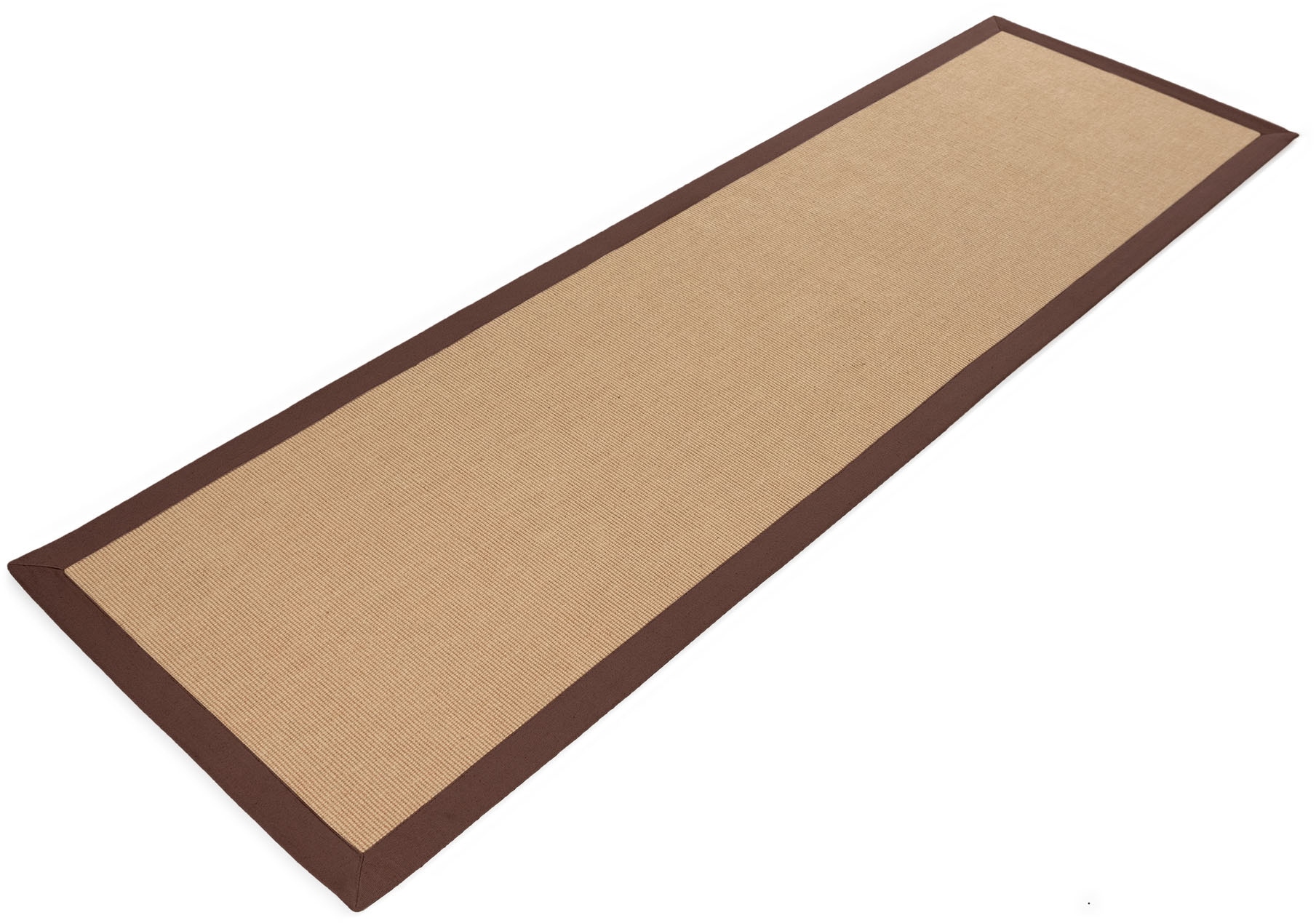 carpetfine Läufer »Sisal«, rechteckig, 5 mm Höhe, mit farbiger Bordüre, Anti Rutsch Rückseite