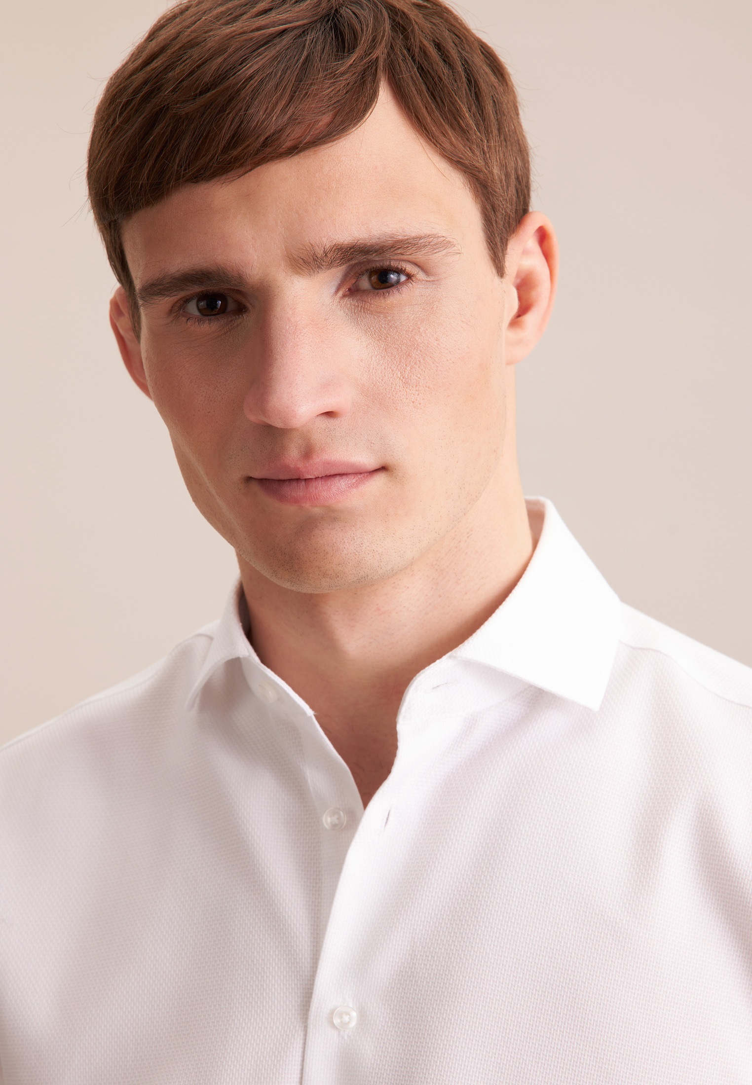 Seidensticker Schwarze Rose Men's Business Shirt White M39 2