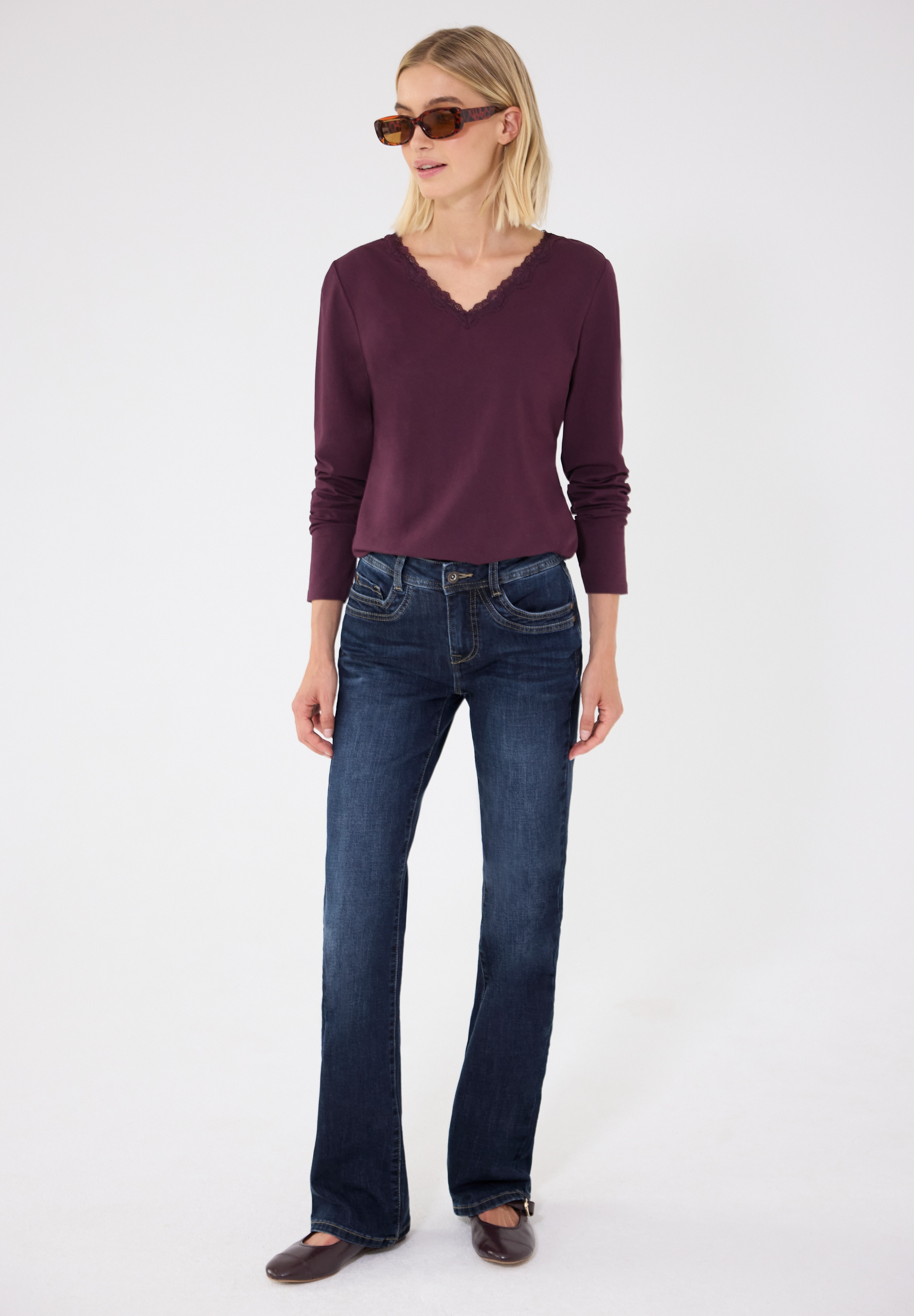 STREET ONE STUDIO Slim-fit-Jeans 5-Pocket-Style