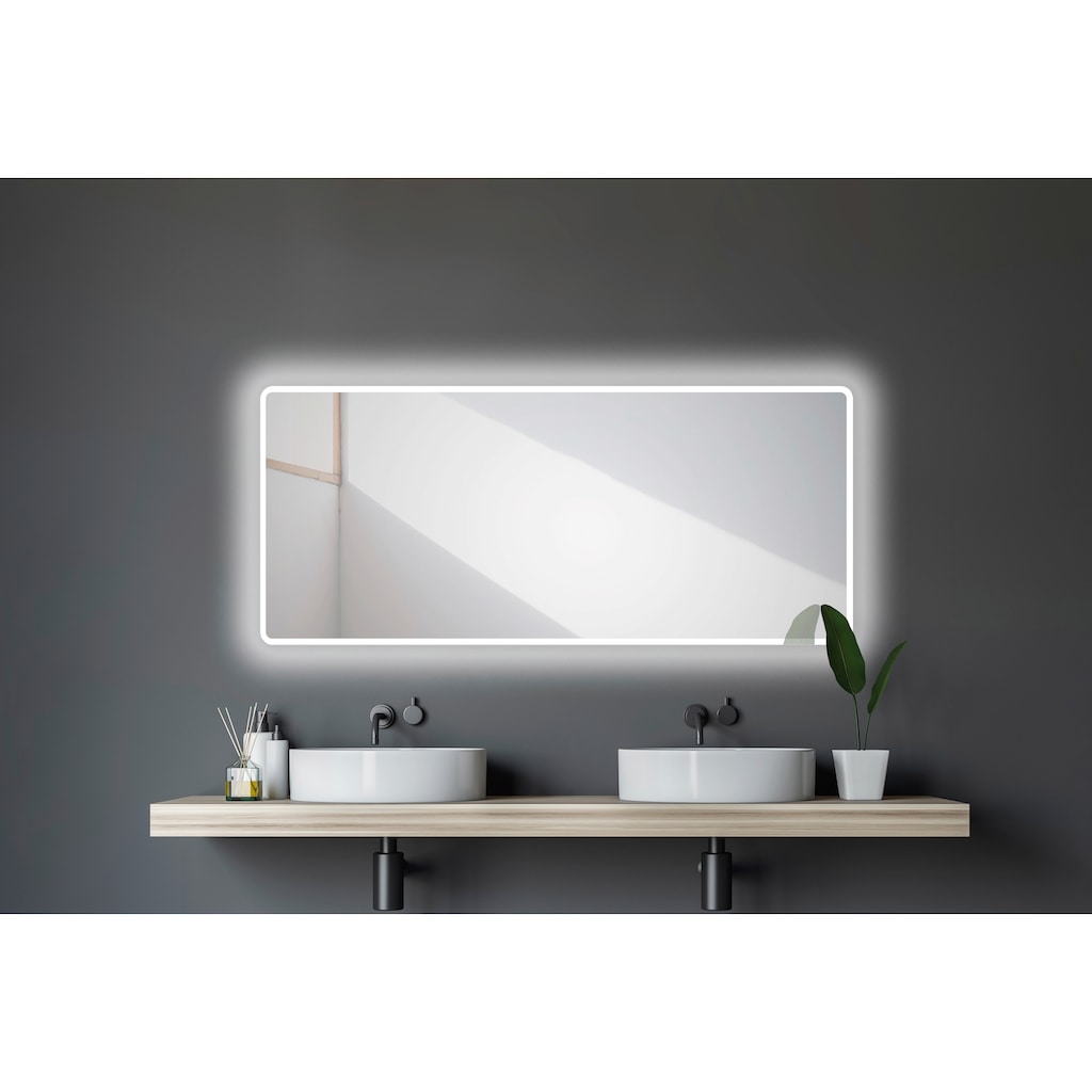 Talos Badspiegel »Moon«, 160 x 70 cm, Design Lichtspiegel