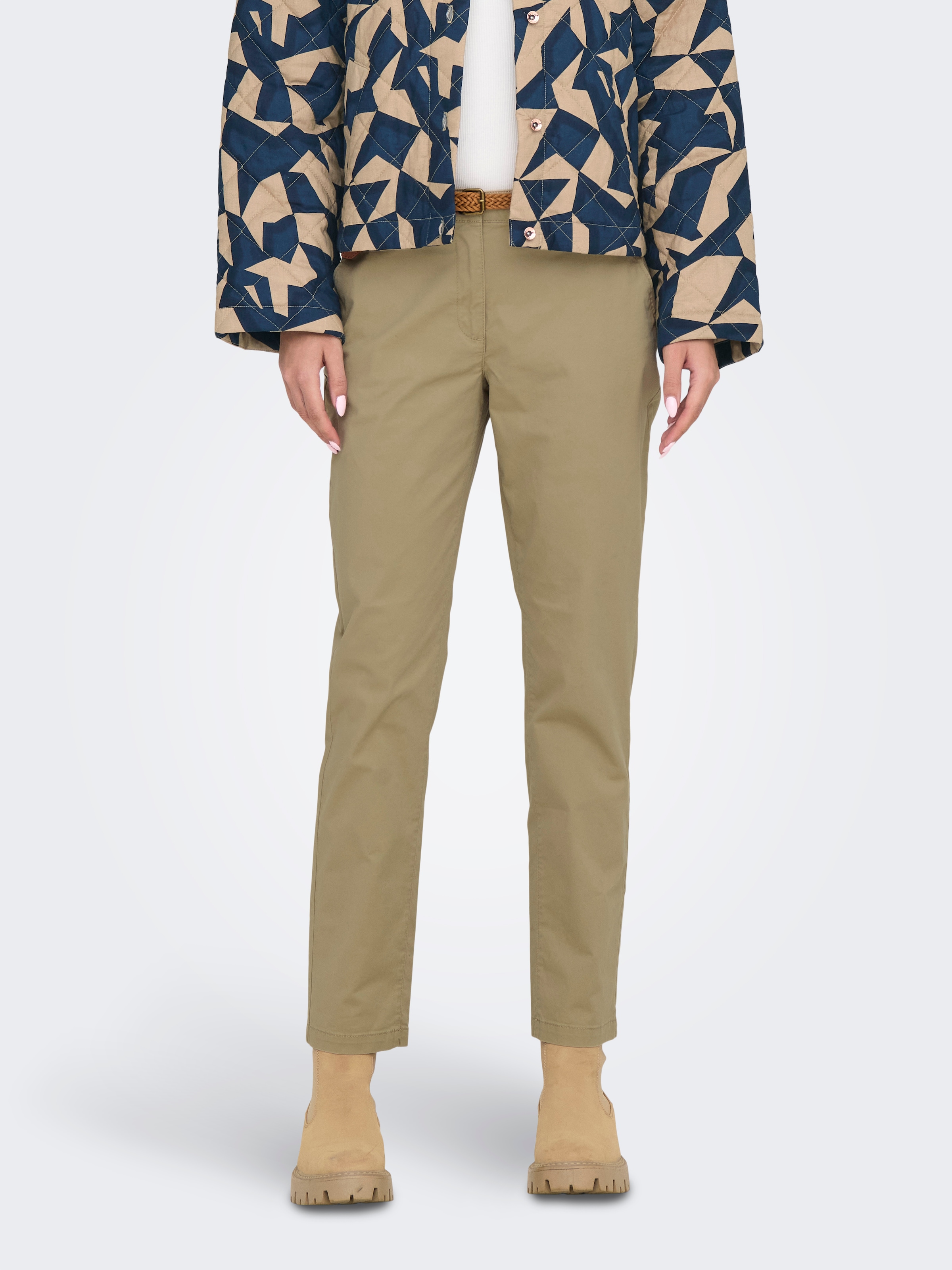 JDY Chinohose »JDYCHICAGO MW BELTED CHINO PANTS PNT DIA«