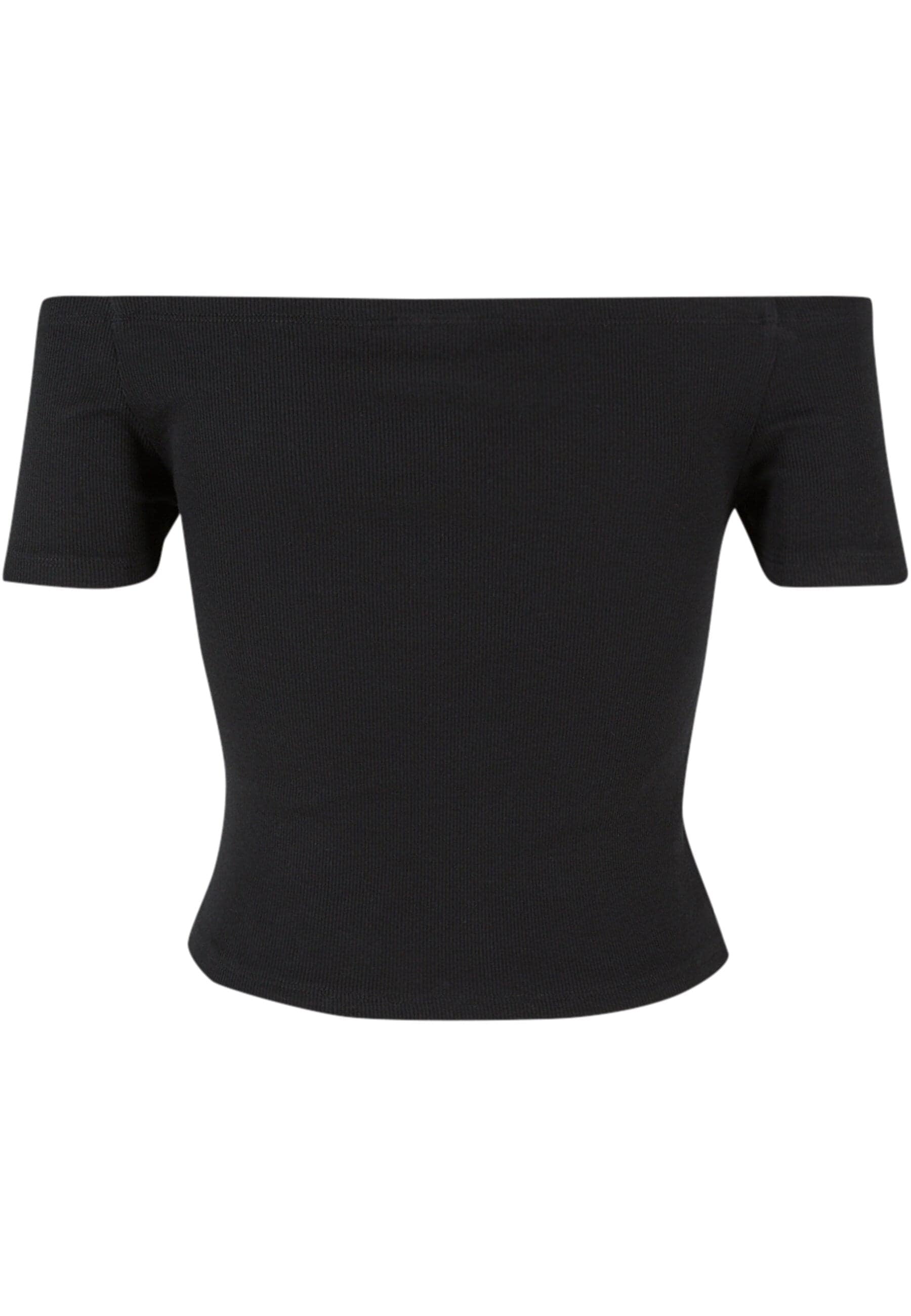 URBAN CLASSICS T-Shirt »Urban Classics Damen Ladies Organic Off Shoulder Rib Tee«, (1 tlg.)
