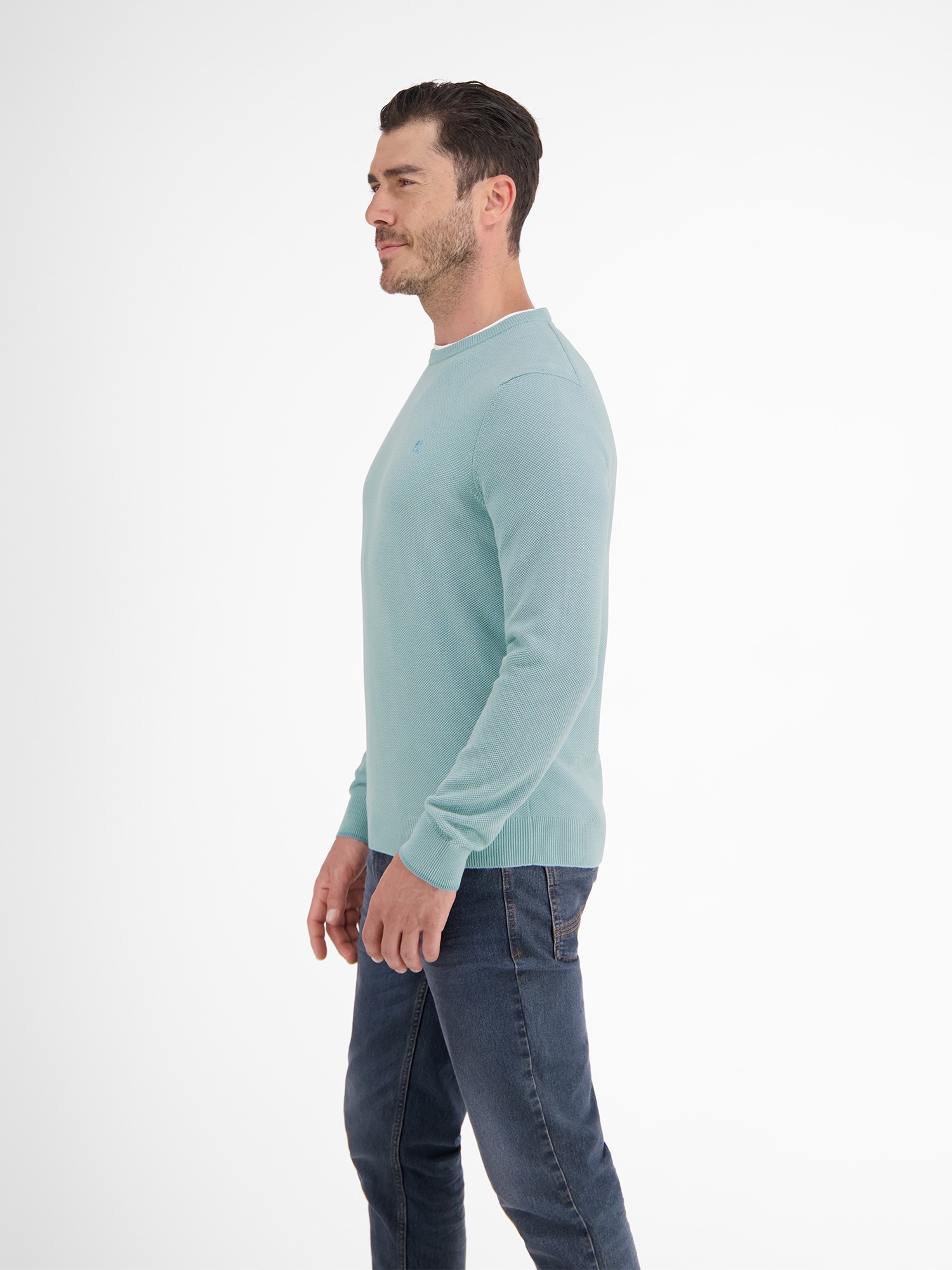 Thumbnail - LERROS Strickpullover "LERROS Leichter Strickpullover mit schmaler Rippstruktur"