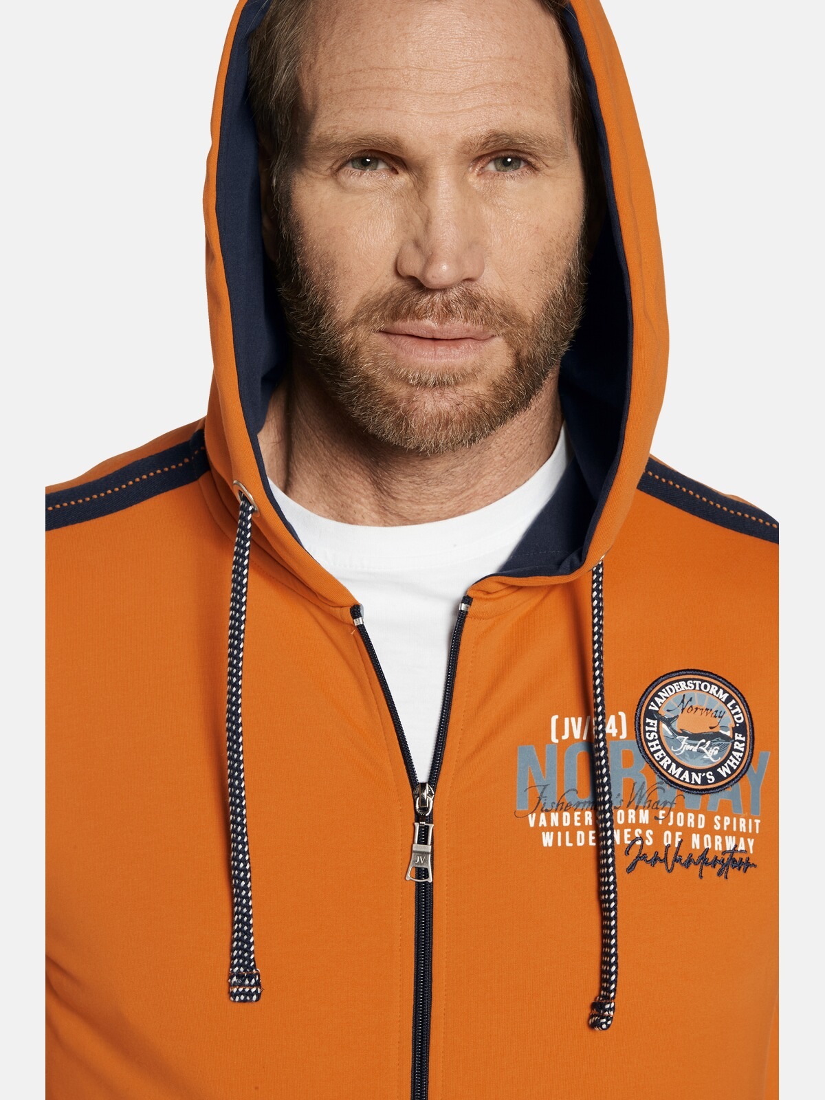 Jan Vanderstorm Kapuzensweatjacke »Sweatjacke RENKO«