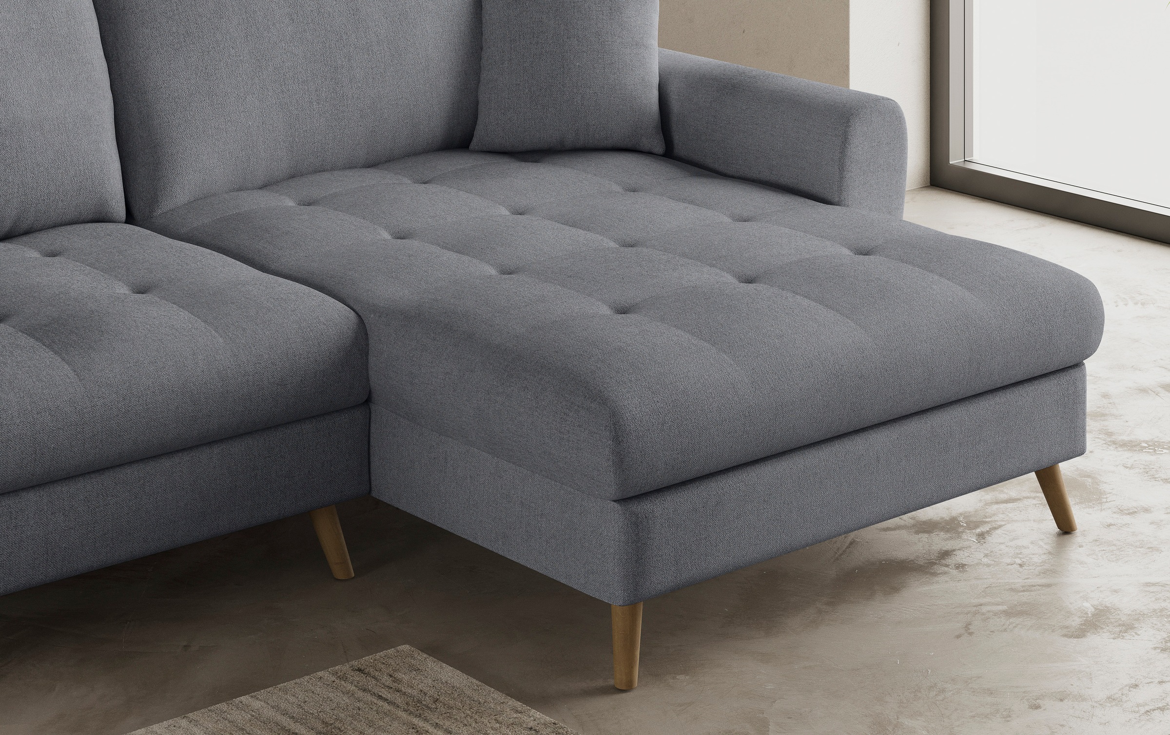 Thumbnail - Mr. Couch Ecksofa "Blackburn II, L-Form" Mit Kaltschaumpolsterung bis 140 kg belastbar