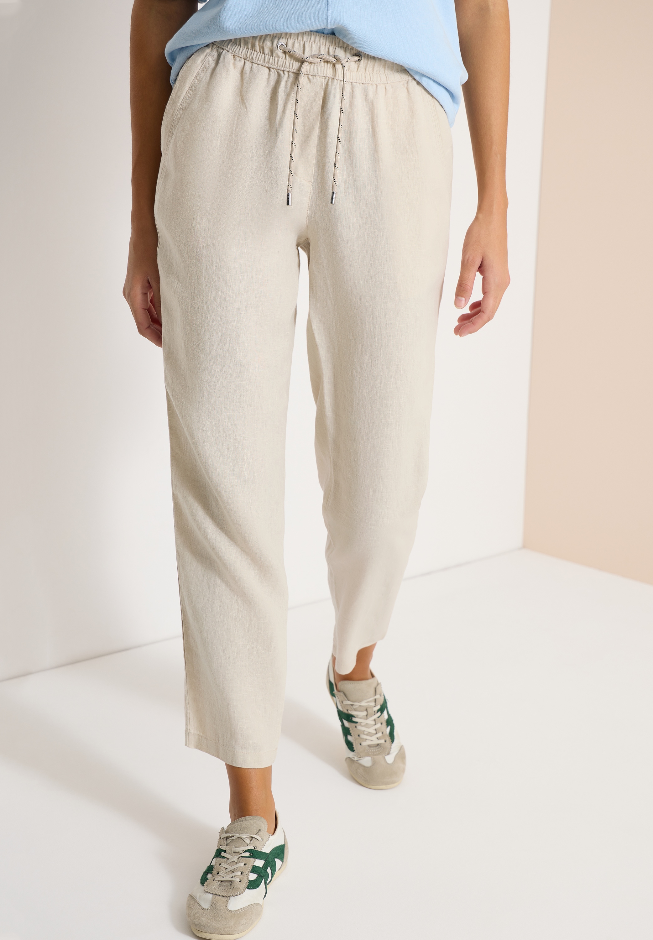 Cecil Jogger Pants aus Leinen günstig online kaufen