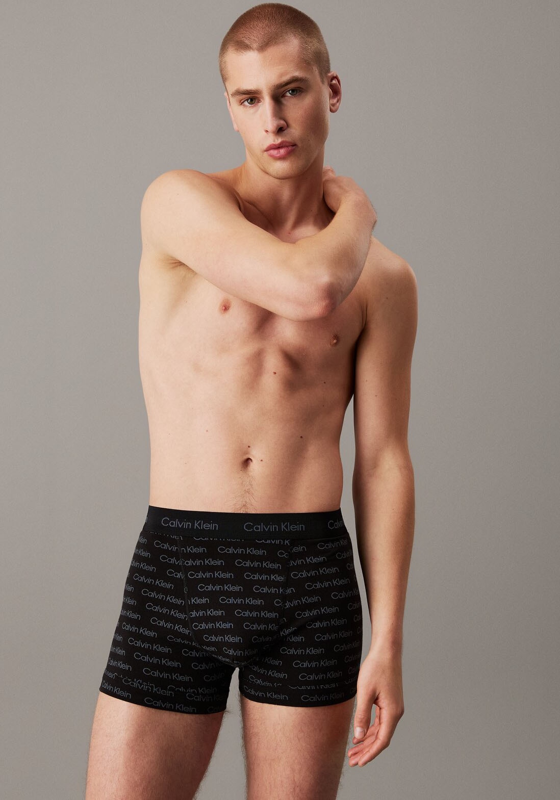 Calvin Klein Underwear Trunk »CK TRUNK 3PK«, (Packung, 3 St., 3er-Pack), mit Logoschriftzug am Wäschebund