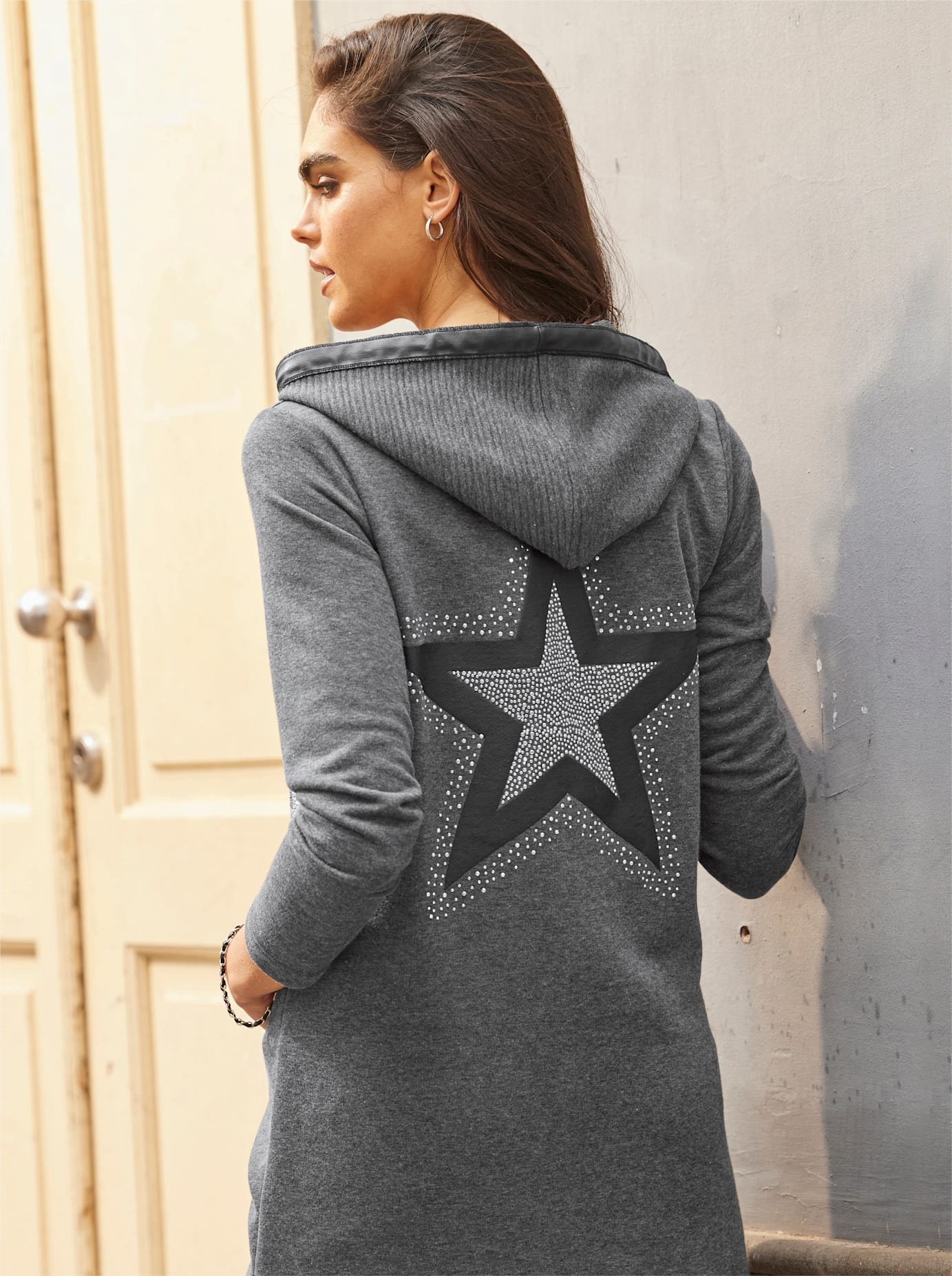 heine Shirtjacke "Sweatshirtjacke", 1 Stk. günstig online kaufen