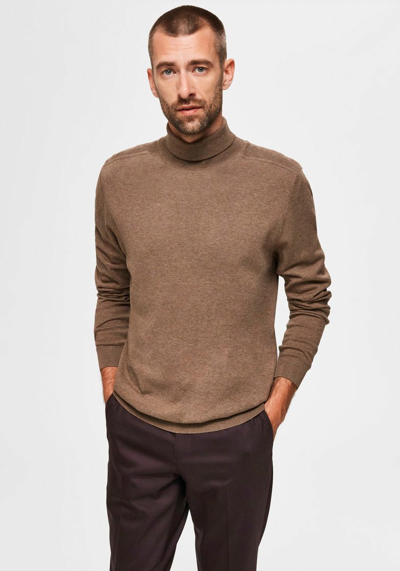 SELECTED Rollkragenpullover "SLHBERG ROLL NECK NOOS" günstig online kaufen