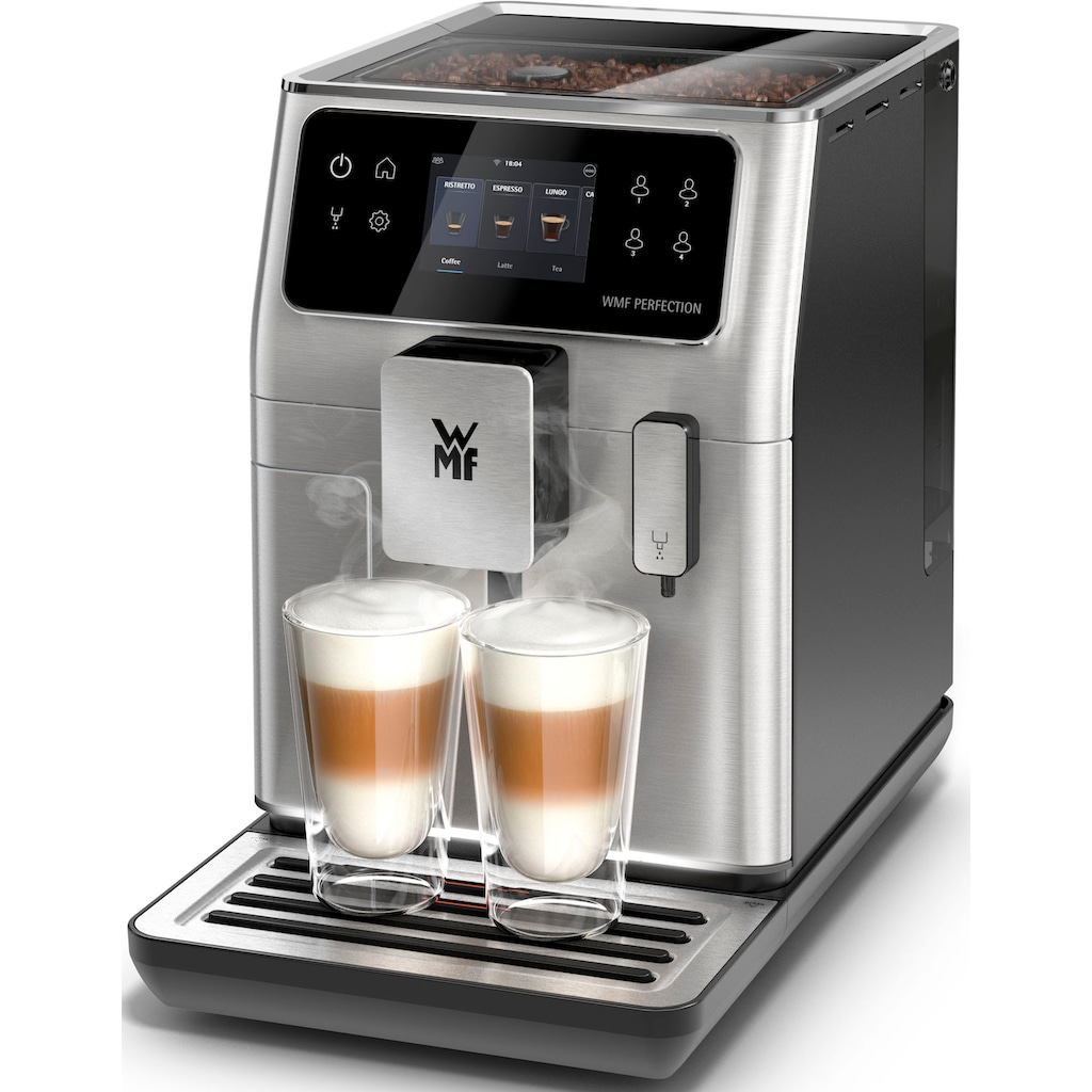 WMF Kaffeevollautomat »Perfection 640 CP812D10«, besonders leise, hochwertiges Gehäuse, LED-Ambient-Light