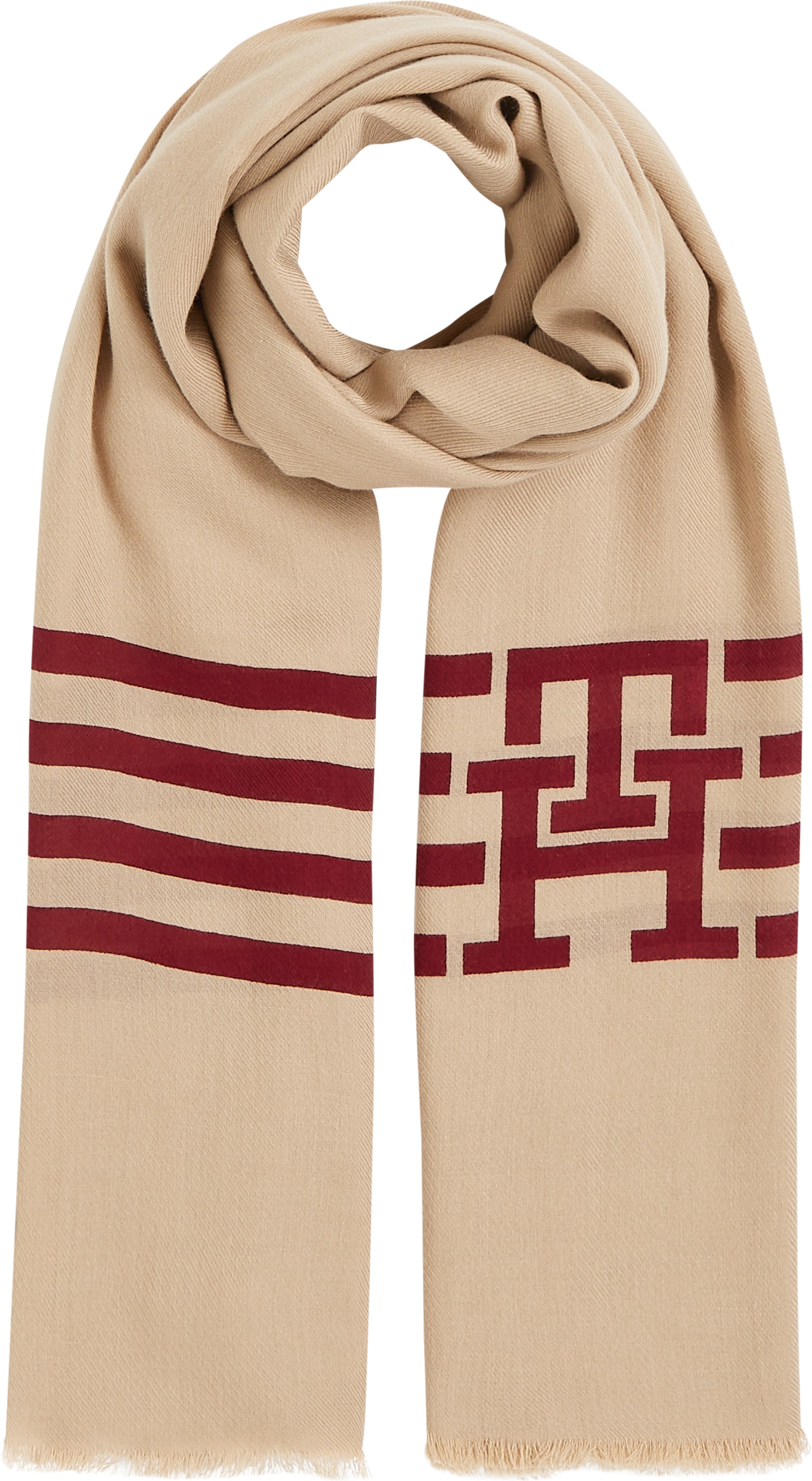 Tommy Hilfiger Schal "TH NAVAL SCARF", mit Logoprägung