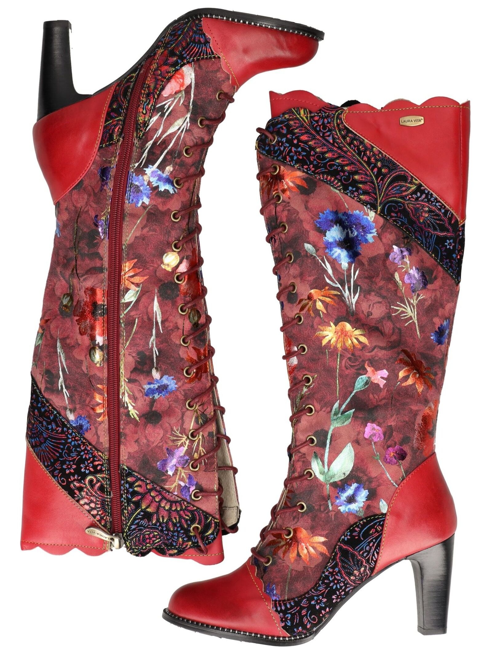 LAURA VITA Schnürstiefel »LAURA VITA Stiefel Leder/Textil«