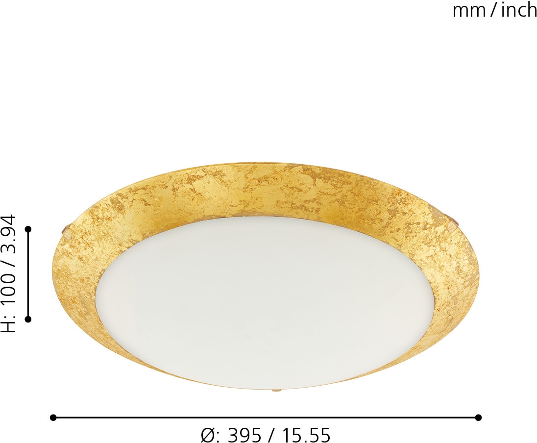 EGLO Deckenleuchte »MONTENOVO«, 1 flammig, Leuchtmittel LED-Board | LED fest integriert, Deckenlampe