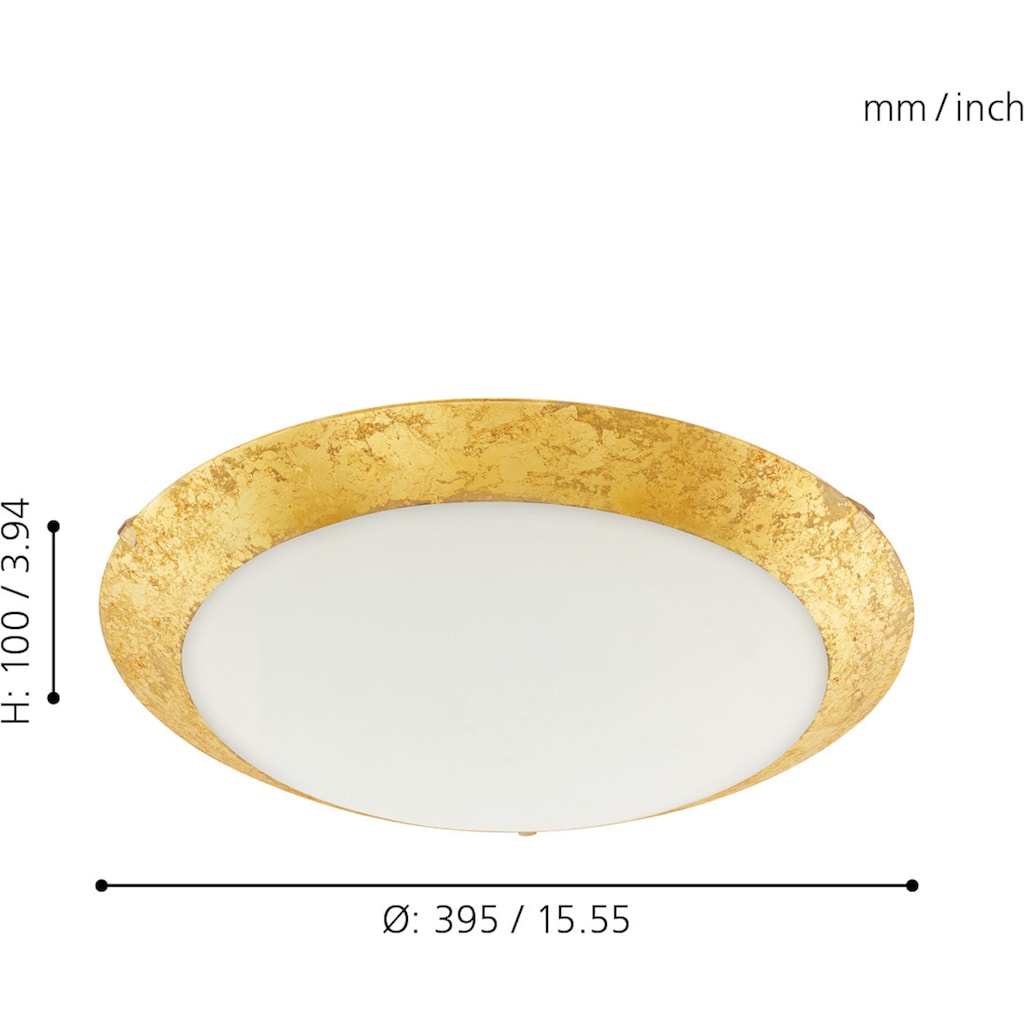 EGLO Deckenleuchte »MONTENOVO«, 1 flammig-flammig, Deckenlampe