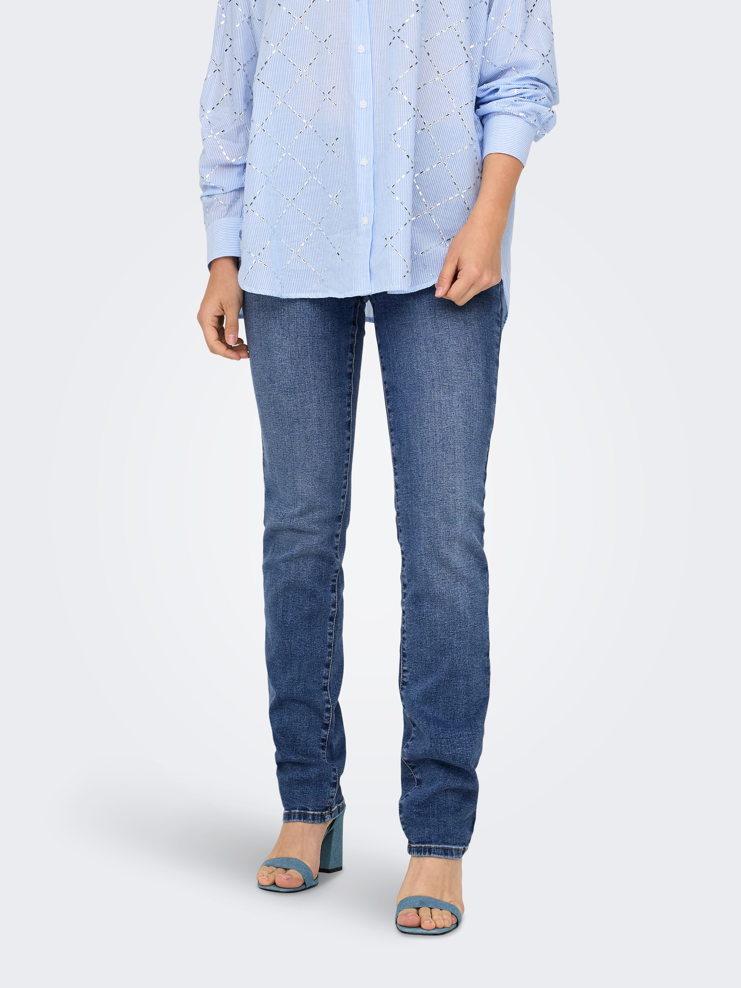 ONLY Slim-fit-Jeans »ONLSUI MID SLIM DNM DIA451 NOOS«