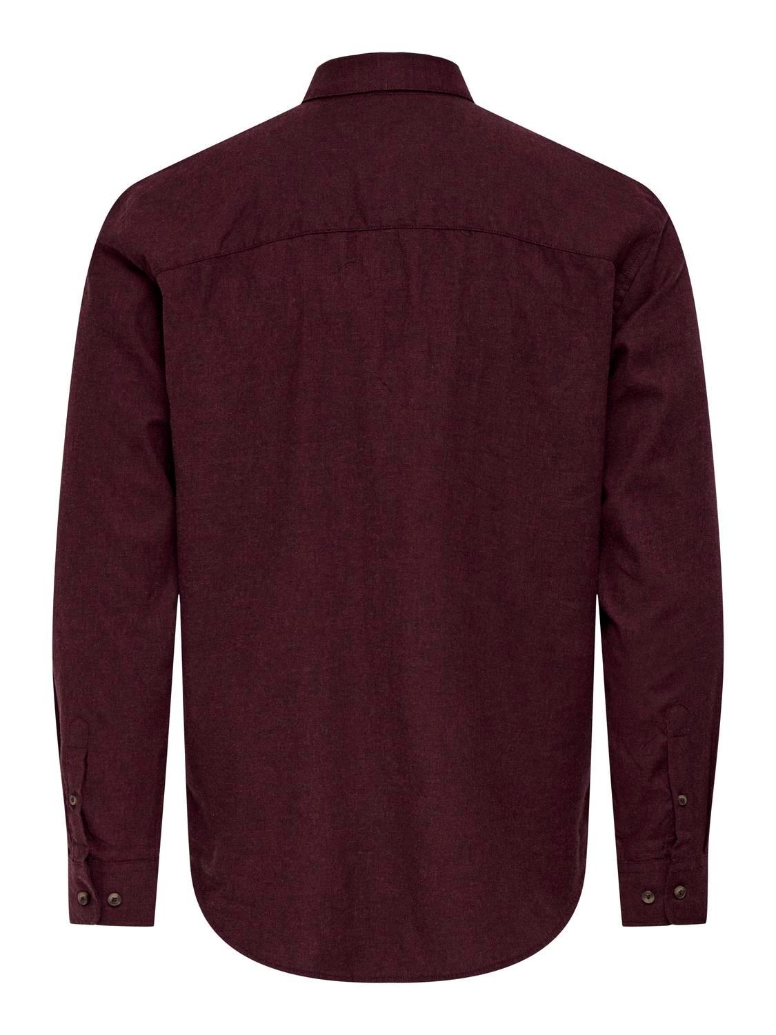 ONLY & SONS Langarmhemd "ONSJUPITER REG FIT LS SHIRT NOOS" mit Button Down günstig online kaufen