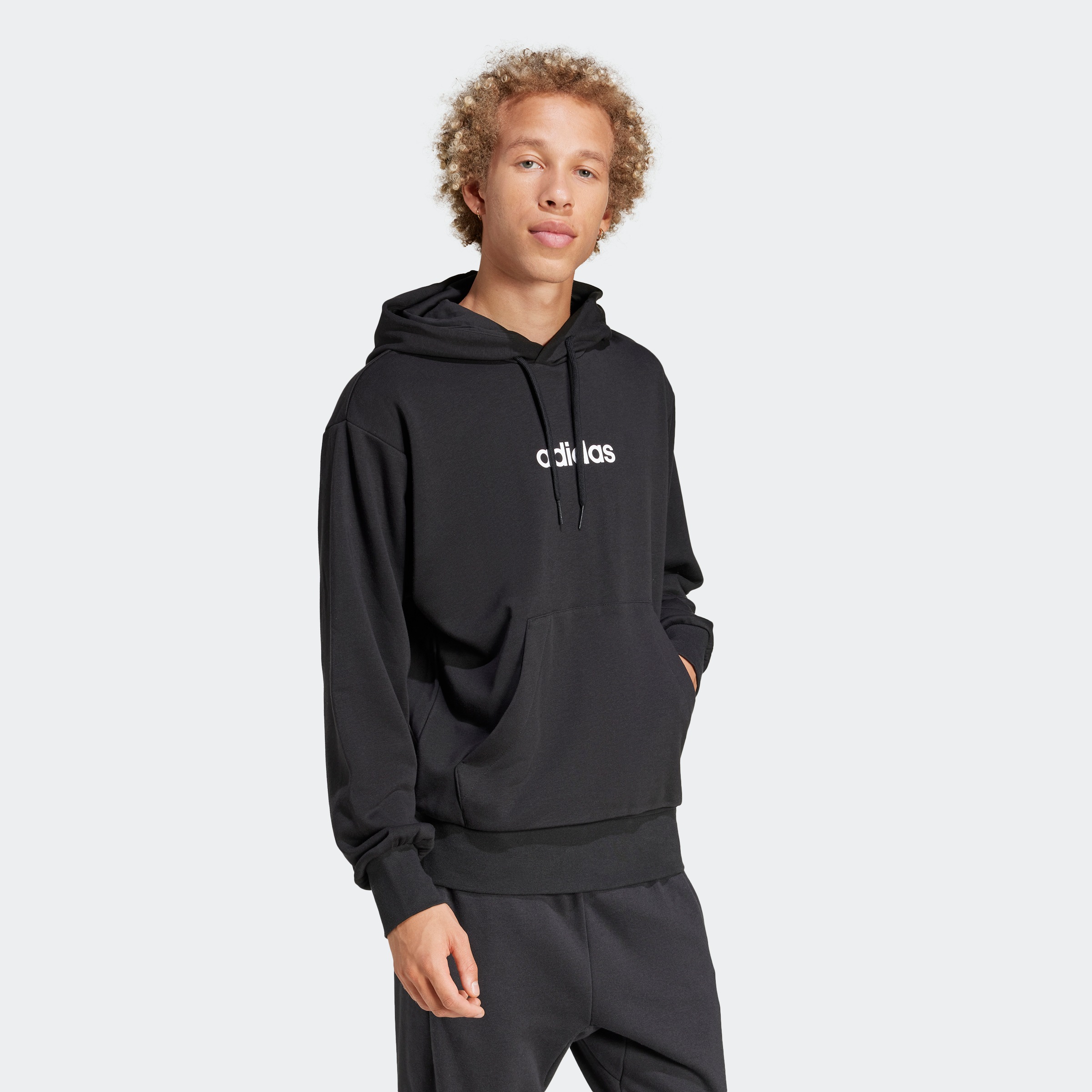 adidas Sportswear Kapuzensweatshirt "M LIN FT HD" günstig online kaufen