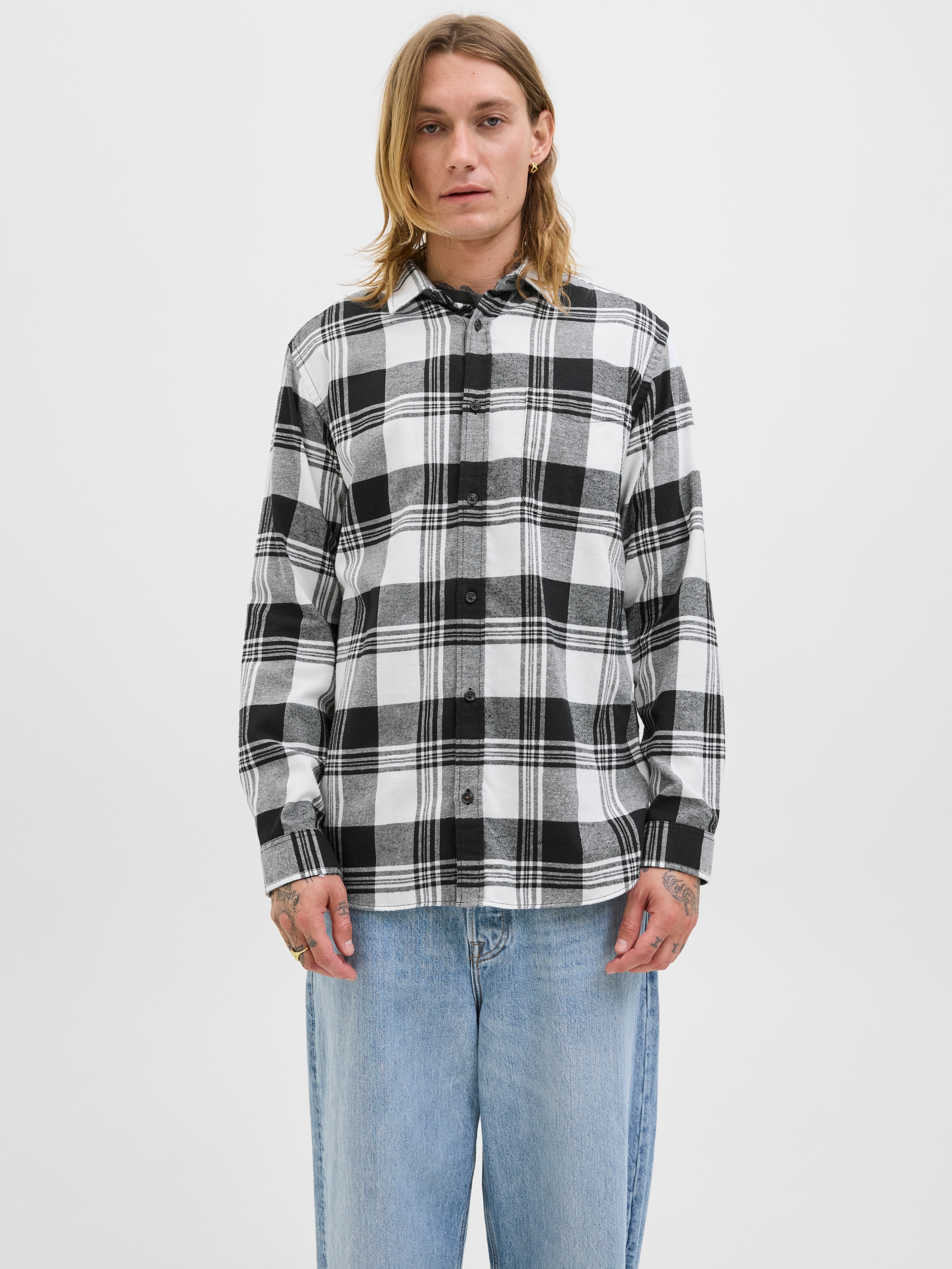 Jack & Jones Langarmhemd "JJJAMES BUFFALO SHIRT LS" günstig online kaufen