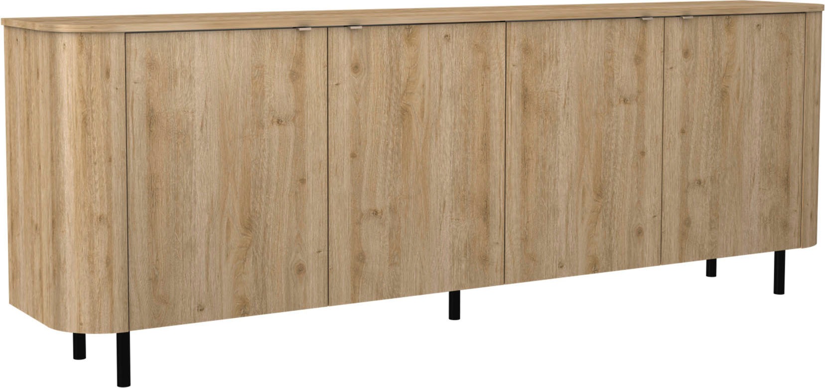 Home affaire Sideboard "Murano, 231 cm breit, 4 Türen, Anrichte, Kommode, S günstig online kaufen