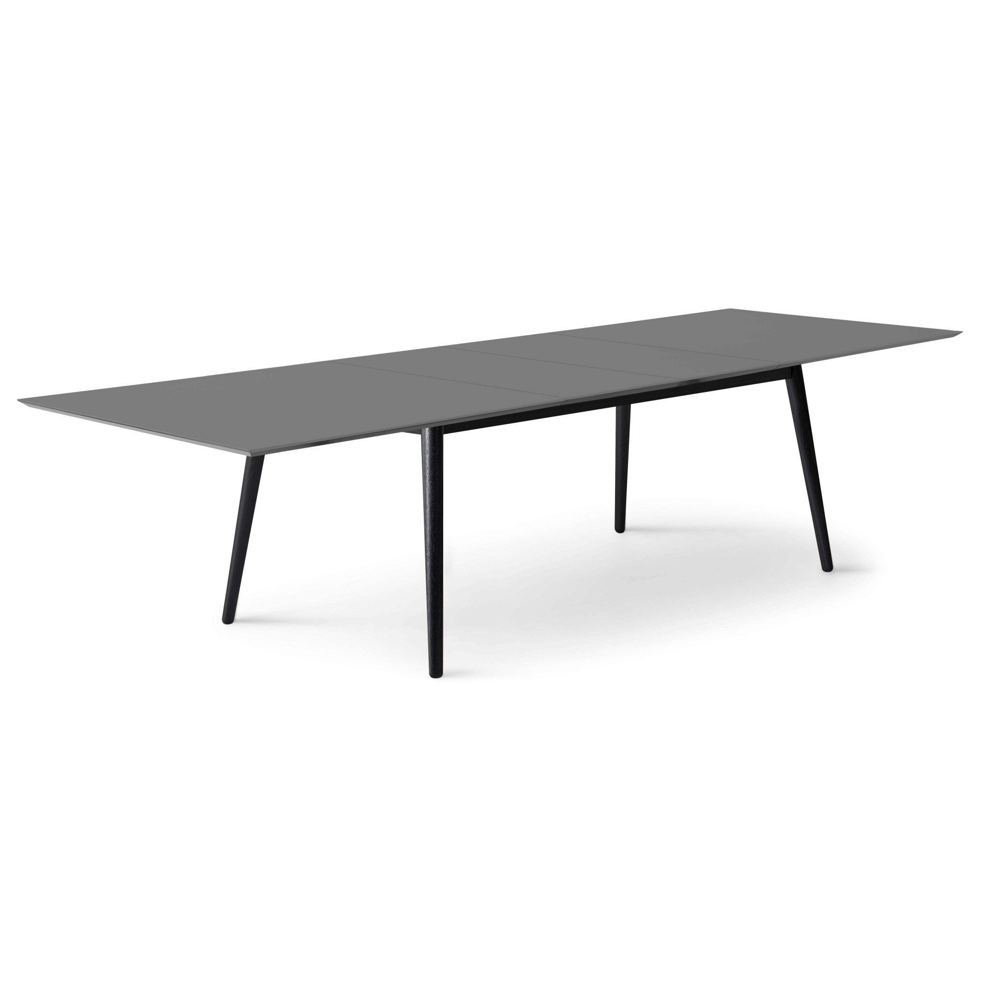 Hammel Furniture Esstisch »Meza Designtisch mit Auszugsfunktion und 2 Einlegeplatten«, bootsförmige Tischplatte MDF, Massivholzgestell, in zwei Breiten