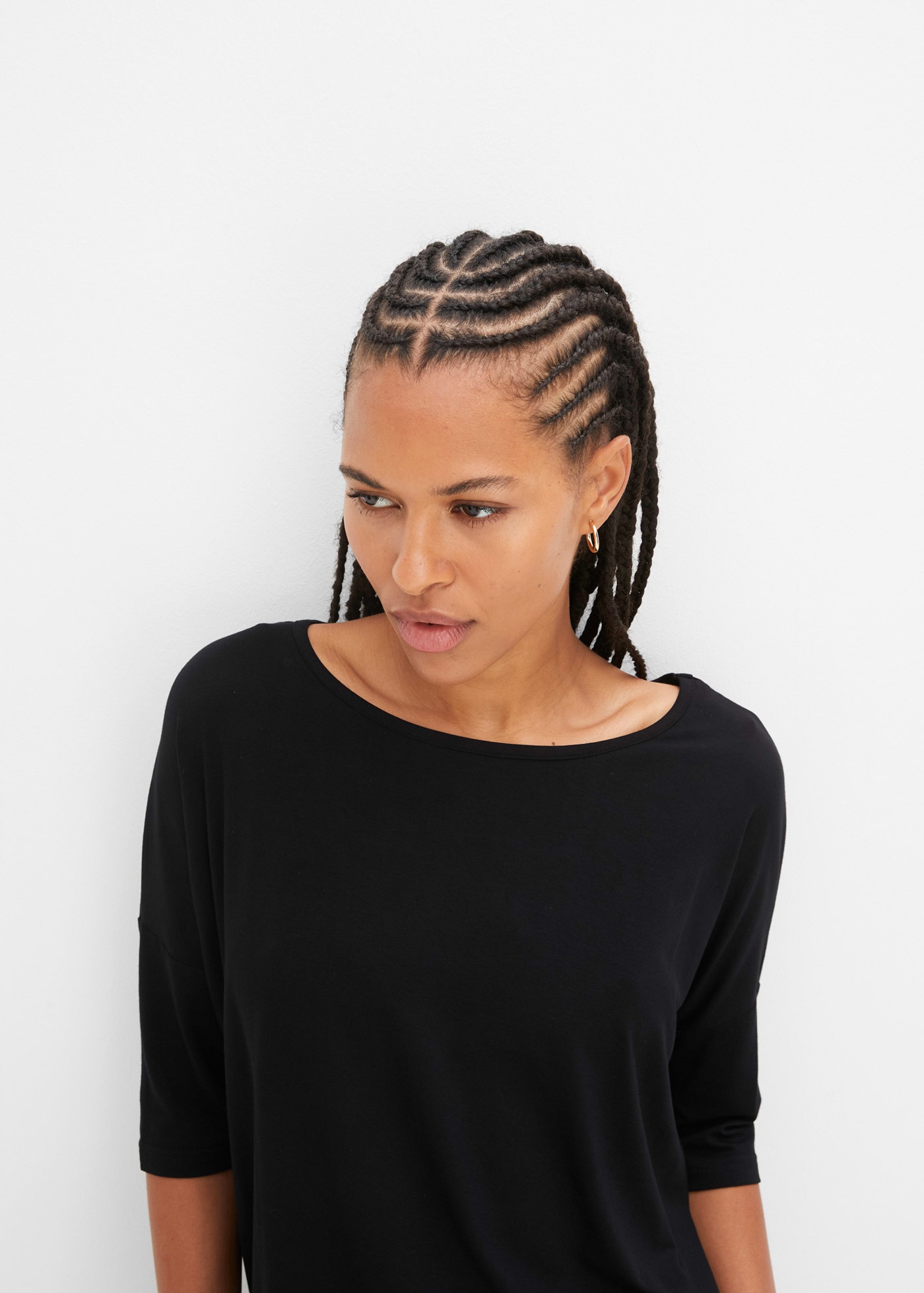 Thumbnail - bonprix T-Shirt Oversize-Passform, 3/4-Ärmel, U-Boot Ausschnitt