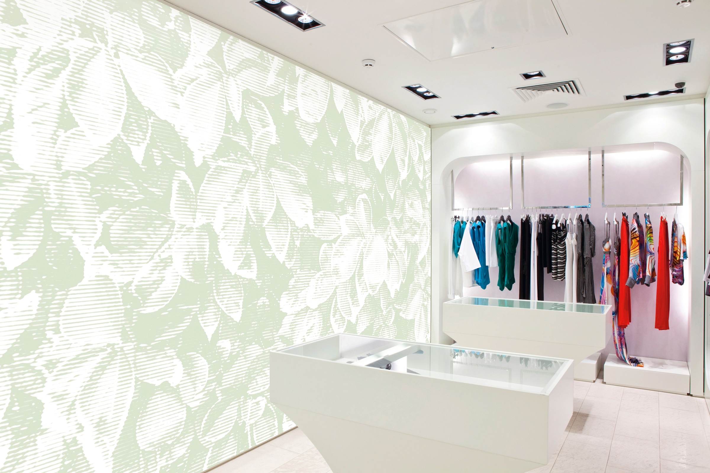 Architects Paper Fototapete »Atelier 47 Light Leaves 2«, floral, Vlies, Wand, Schräge, Decke