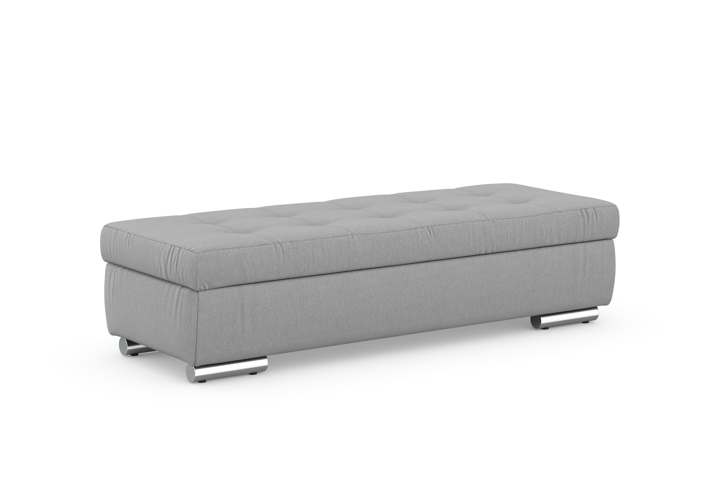 Thumbnail - DOMO collection Hocker "Treviso XXL: B/T/H: 161/60/41 cm" mit Stauraum, auch in Cord, passend zur Serie, moderne Steppun...