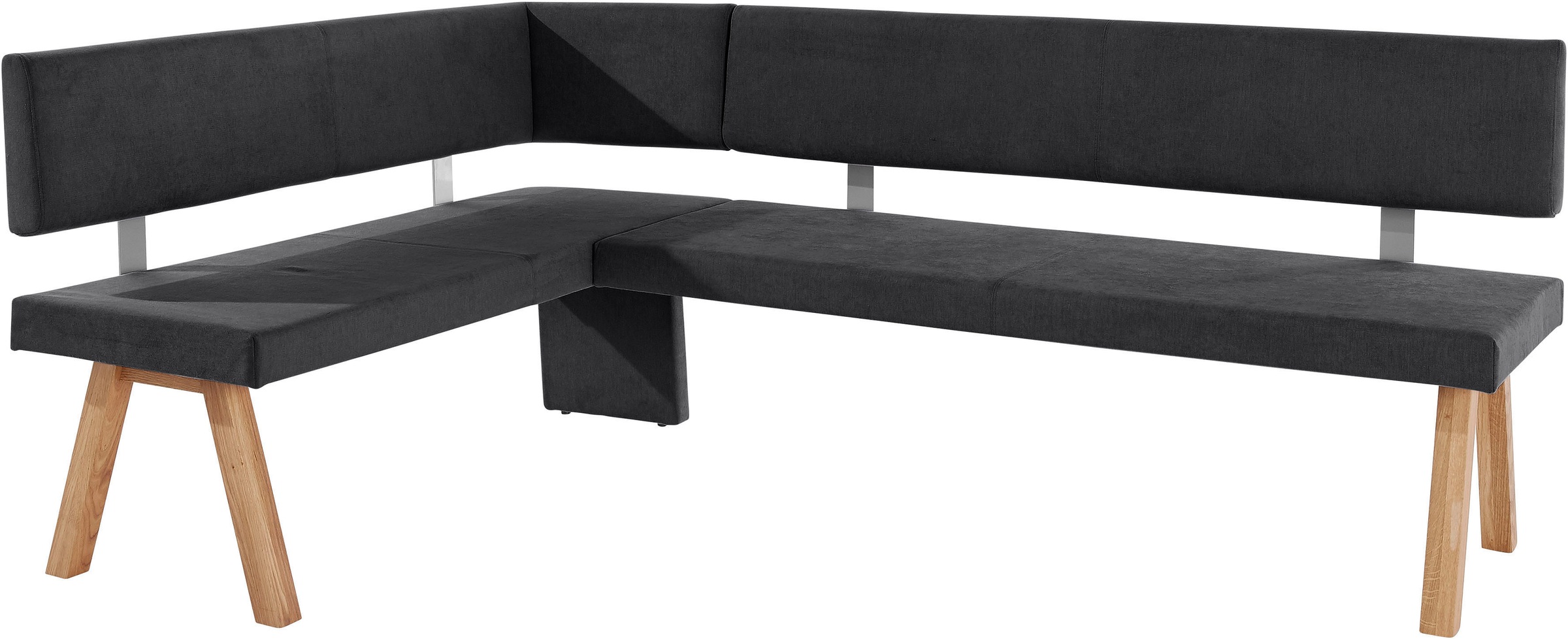 Thumbnail - OTTO home Eckbank "Rio" Massivholz in Eiche geölt, Esszimmerbank bequem gepolstert