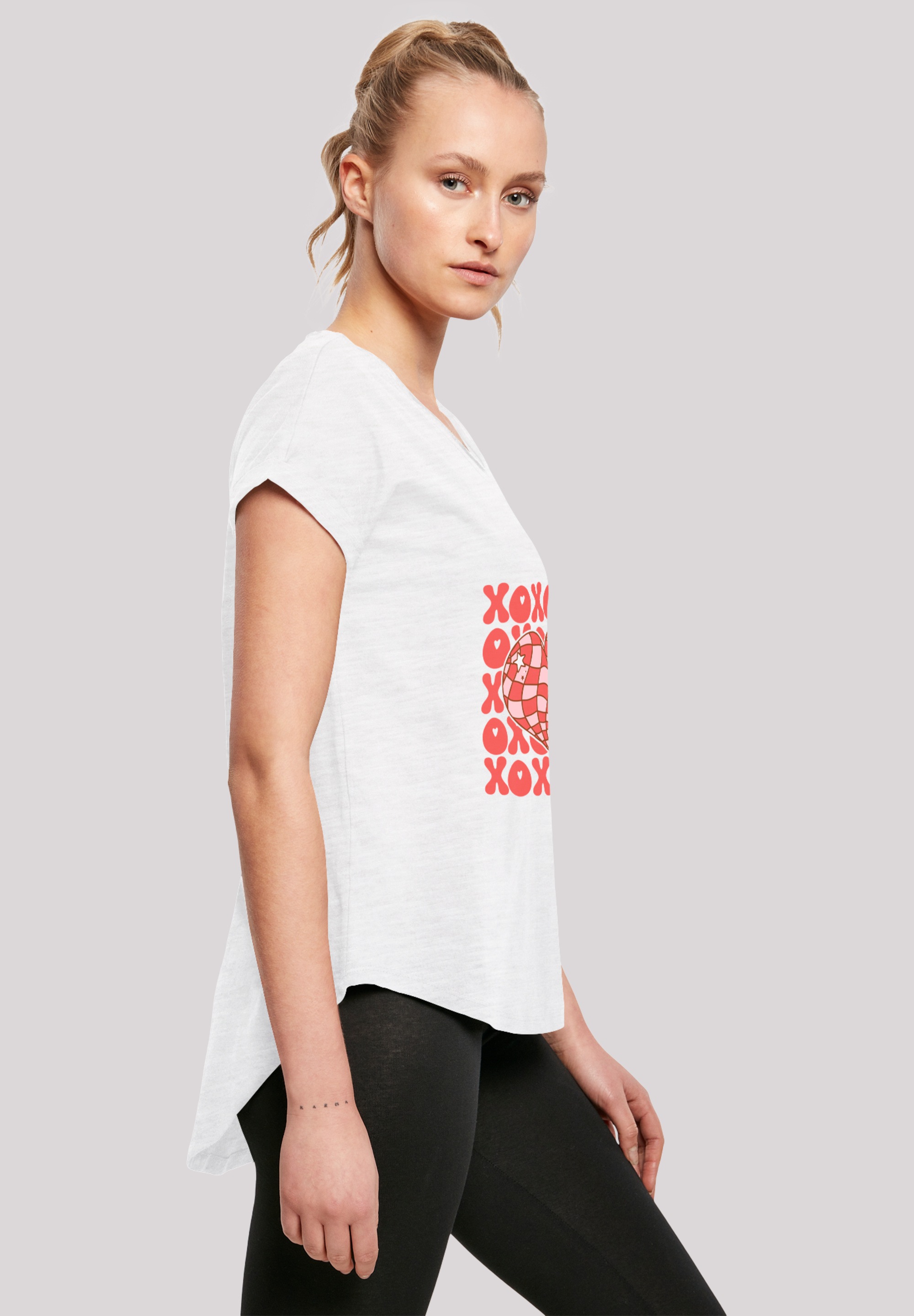 F4NT4STIC T-Shirt »XOXO Herz Love«, Premium Qualität