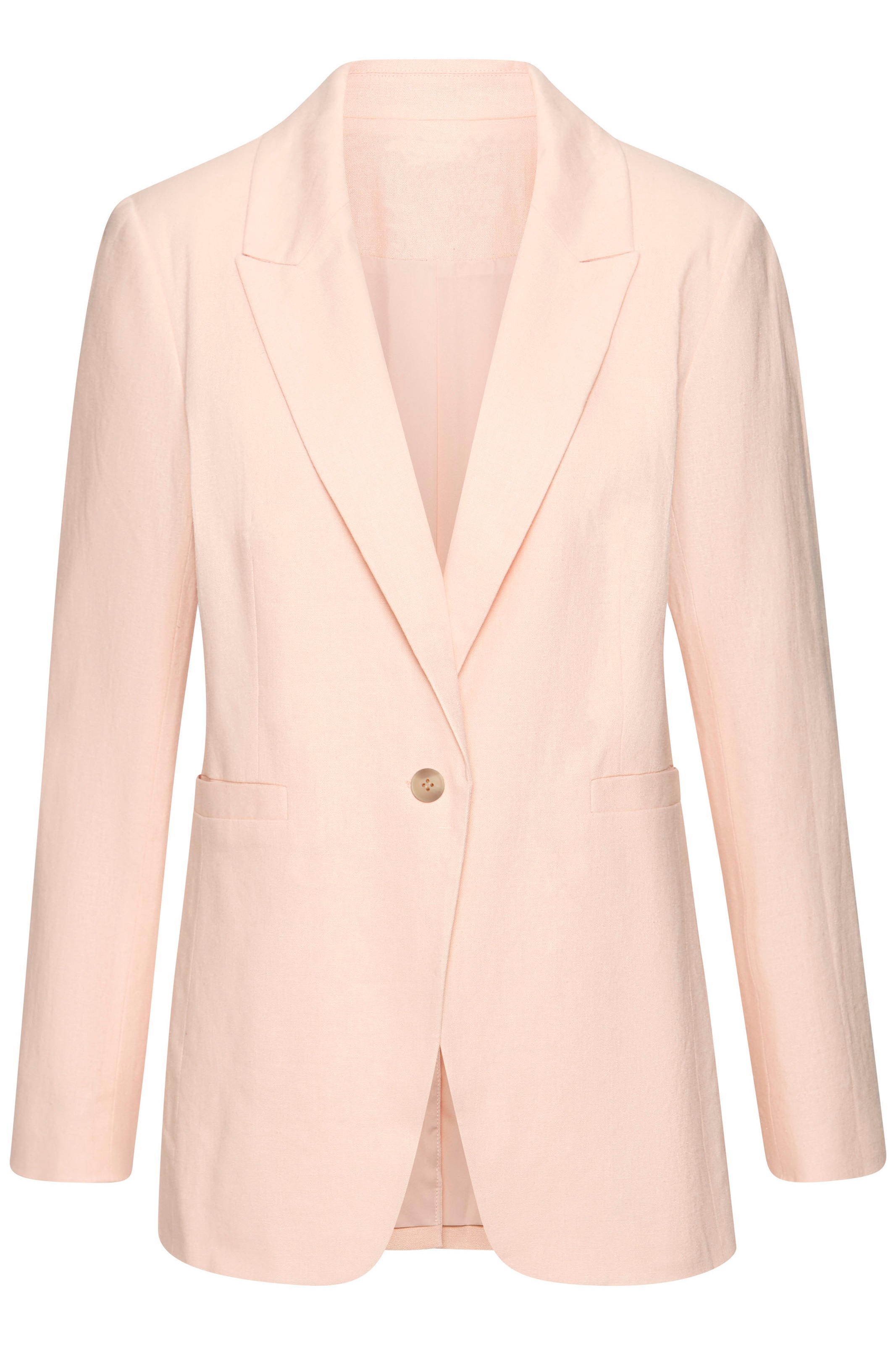 LASCANA Jackenblazer, aus Leinenmix, Damenblazer mit Reverskragen, Business günstig online kaufen