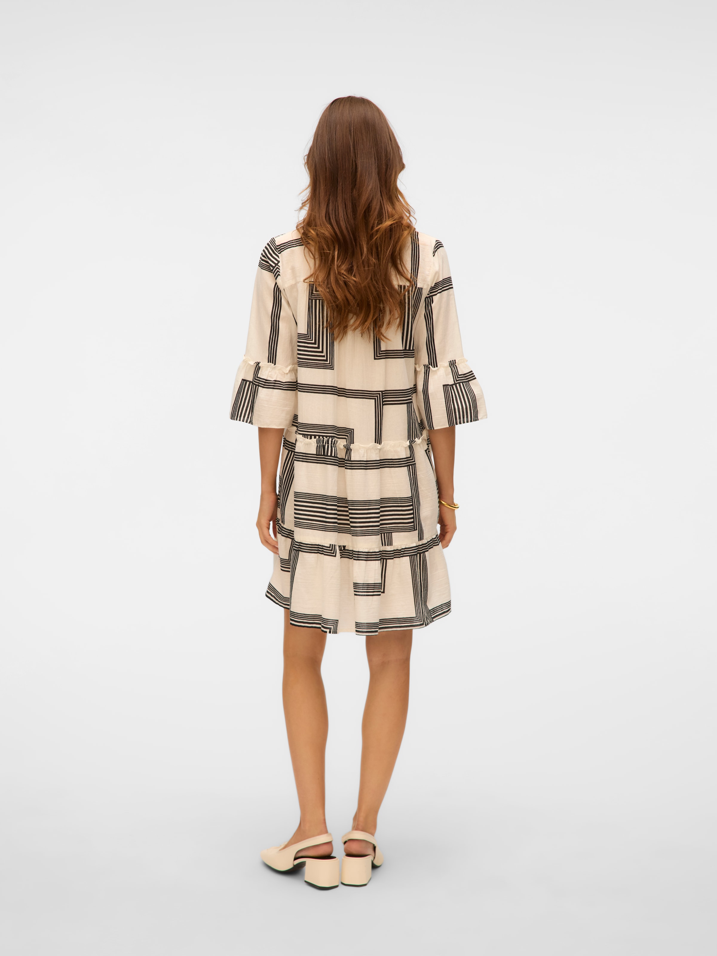 Vero Moda Tunikakleid »VMDICTHE 3/4 TUNIC EXP«, Sommerkleid, mit Volant